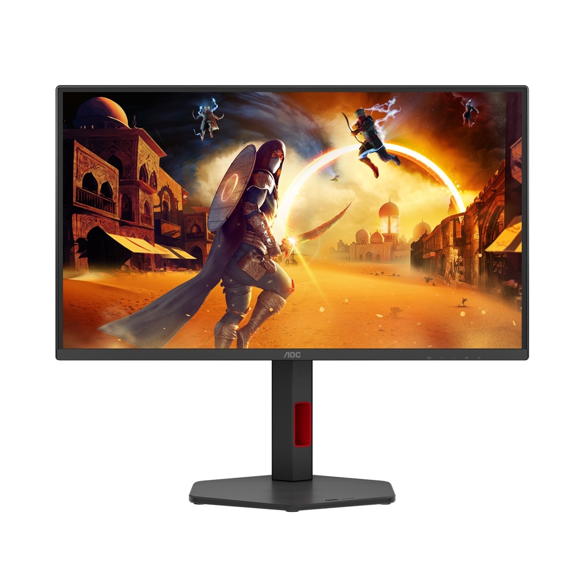 AOC Gaming-Monitor »Q25G4SR« 62,2 cm/25 ″  2560 x 1440 px QHD 0,3 Reaktionszeit 300 Hz neig, schwenk-, höhenverstellbar, Pivot
