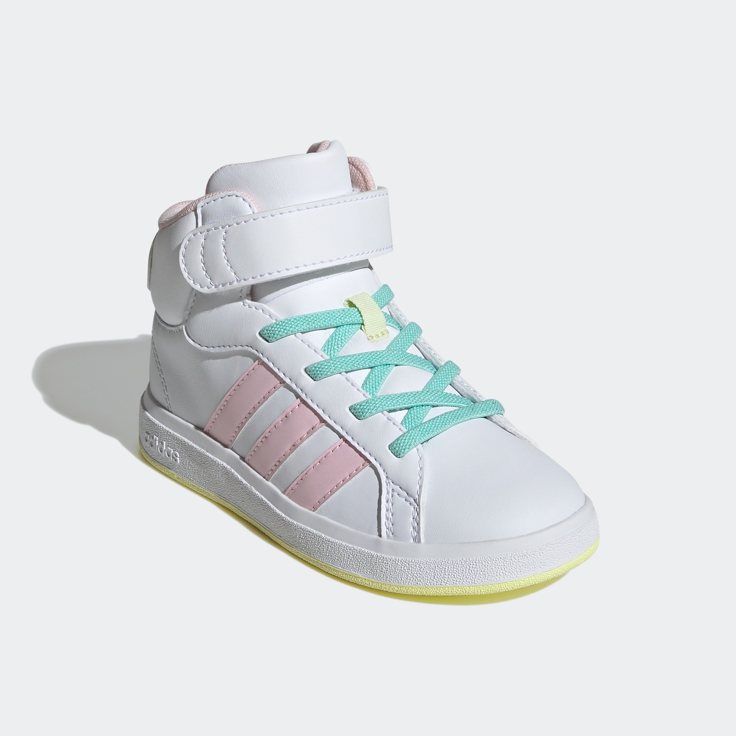 adidas Sportswear Sneaker "GRAND COURT MID KIDS", Design auf den Spuren des adidas Superstar