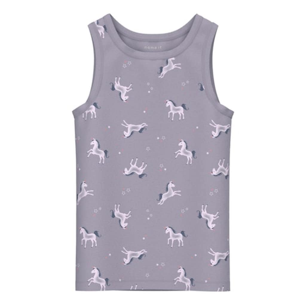 Name It Unterhemd »NMFTANK TOP 2P LAVENDER UNICORN NOOS«, (Packung, 2 St.)