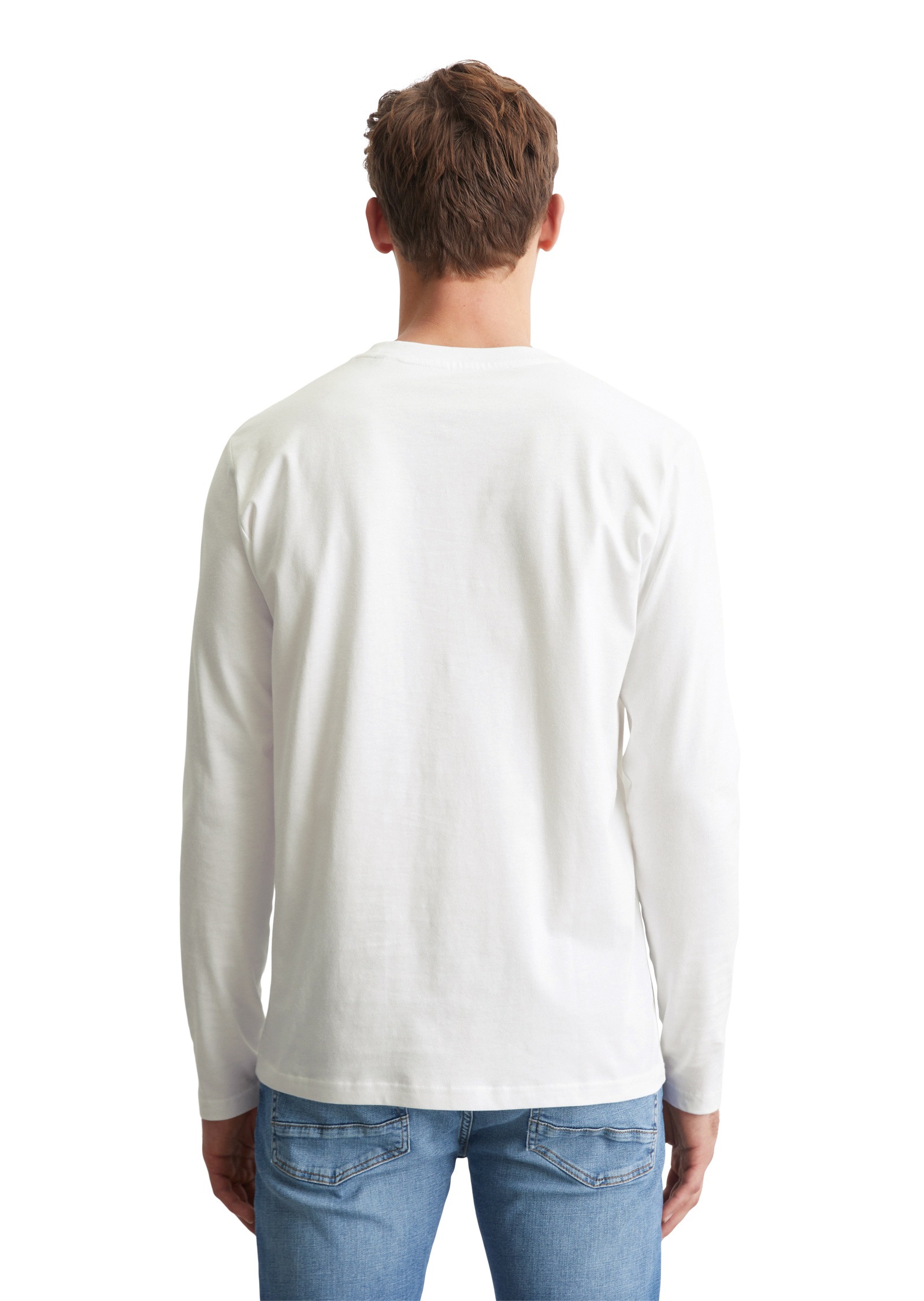 Marc O'Polo Langarmshirt »aus reiner Bio-Baumwolle«