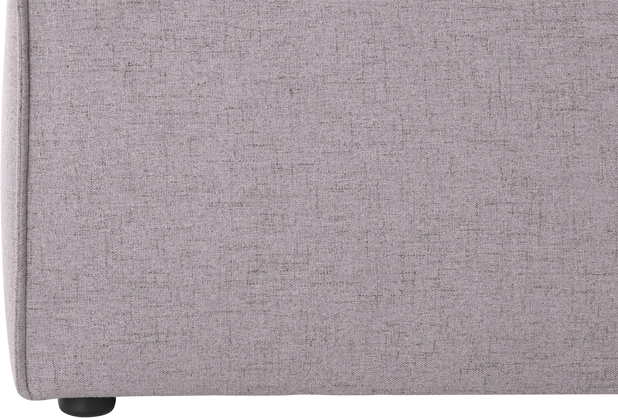 OTTO HOME Nöre Upholstered Ottoman Medium Grey 80x80x46cm 3