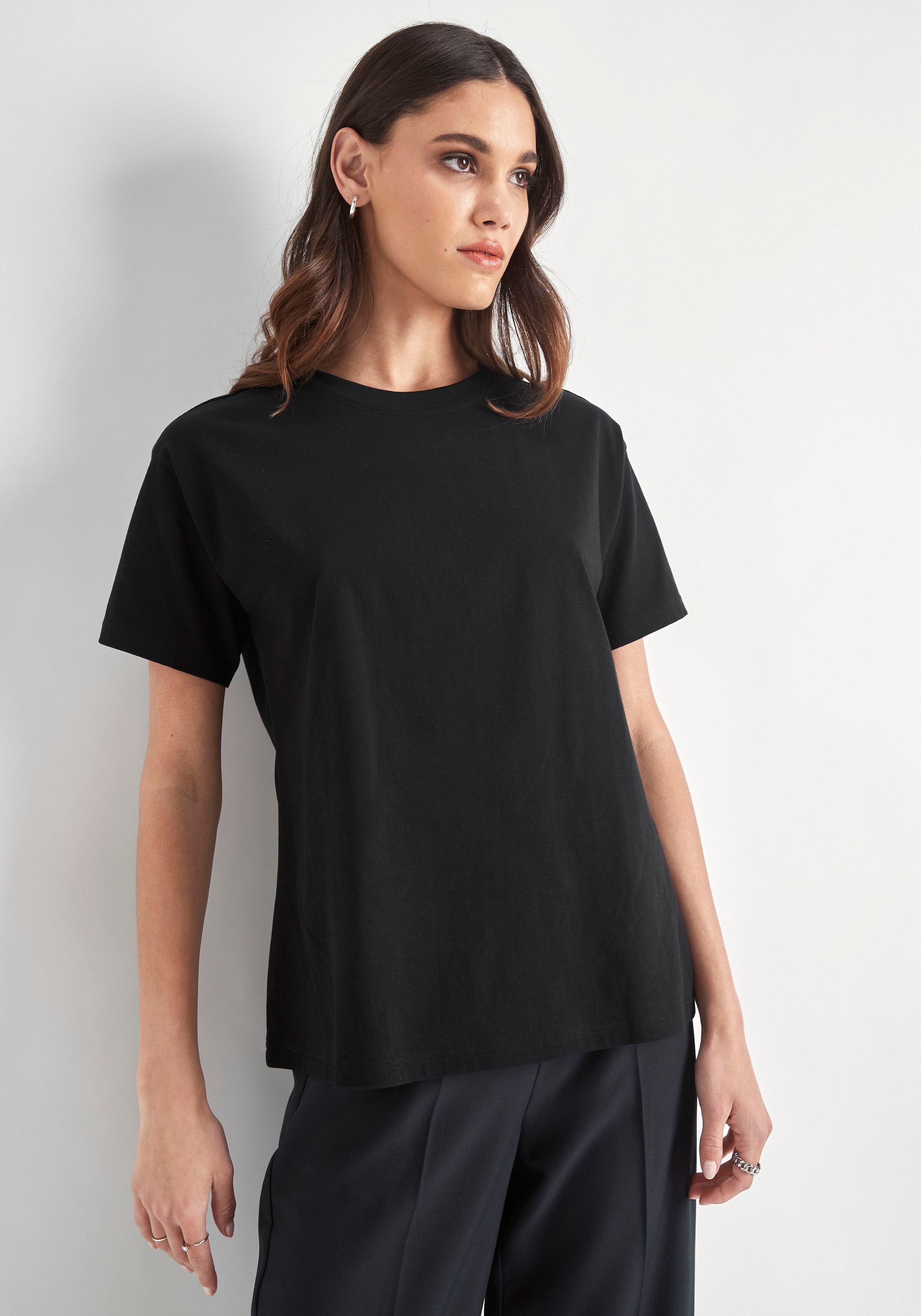 HECHTER PARIS T-Shirt, mit Rundhalsausschnitt online bestellen | BAUR | Basic-Shirts