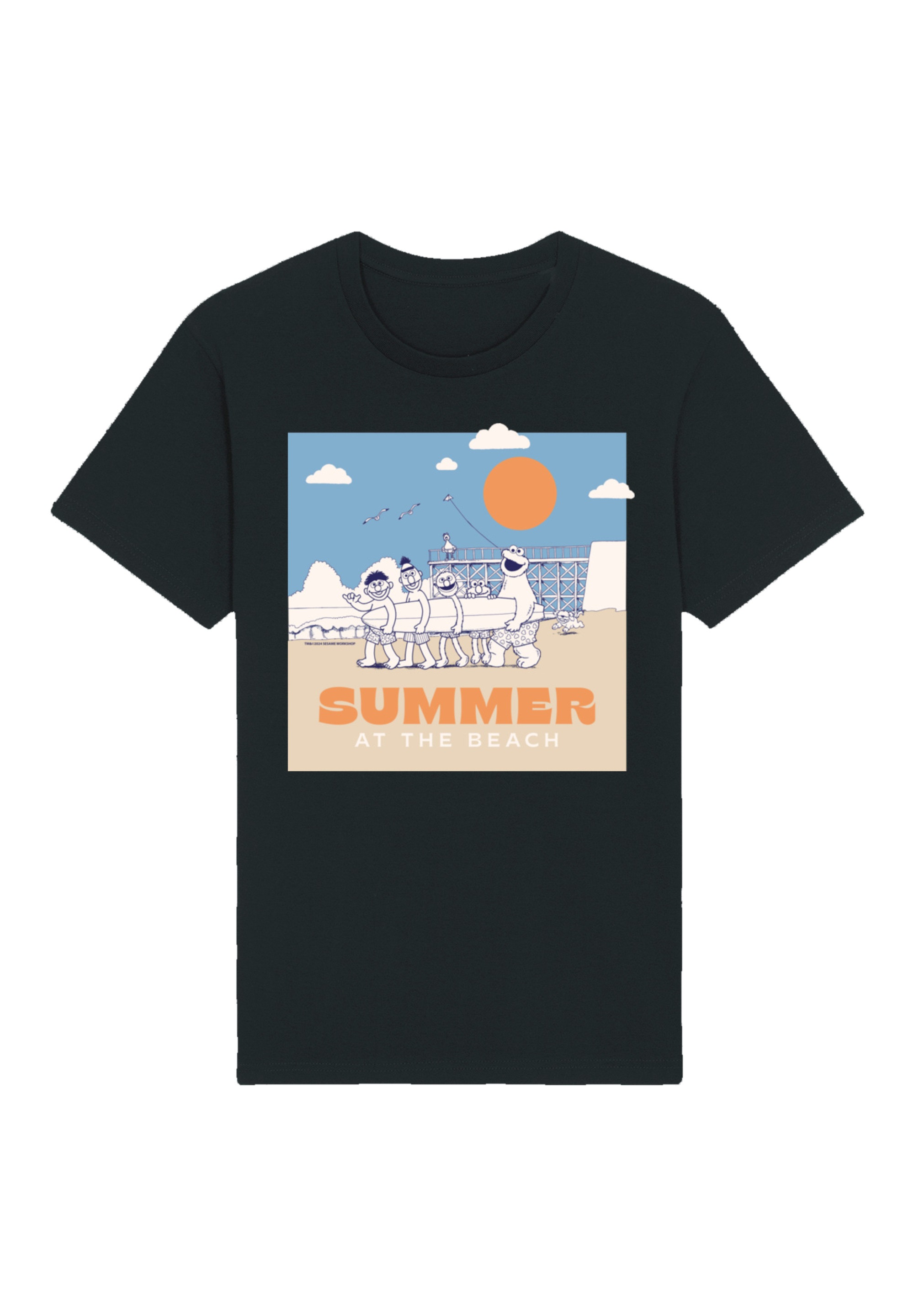 F4NT4STIC T-Shirt "Sesamstraße Summer at the Beach", Premium Qualität,Nosta günstig online kaufen