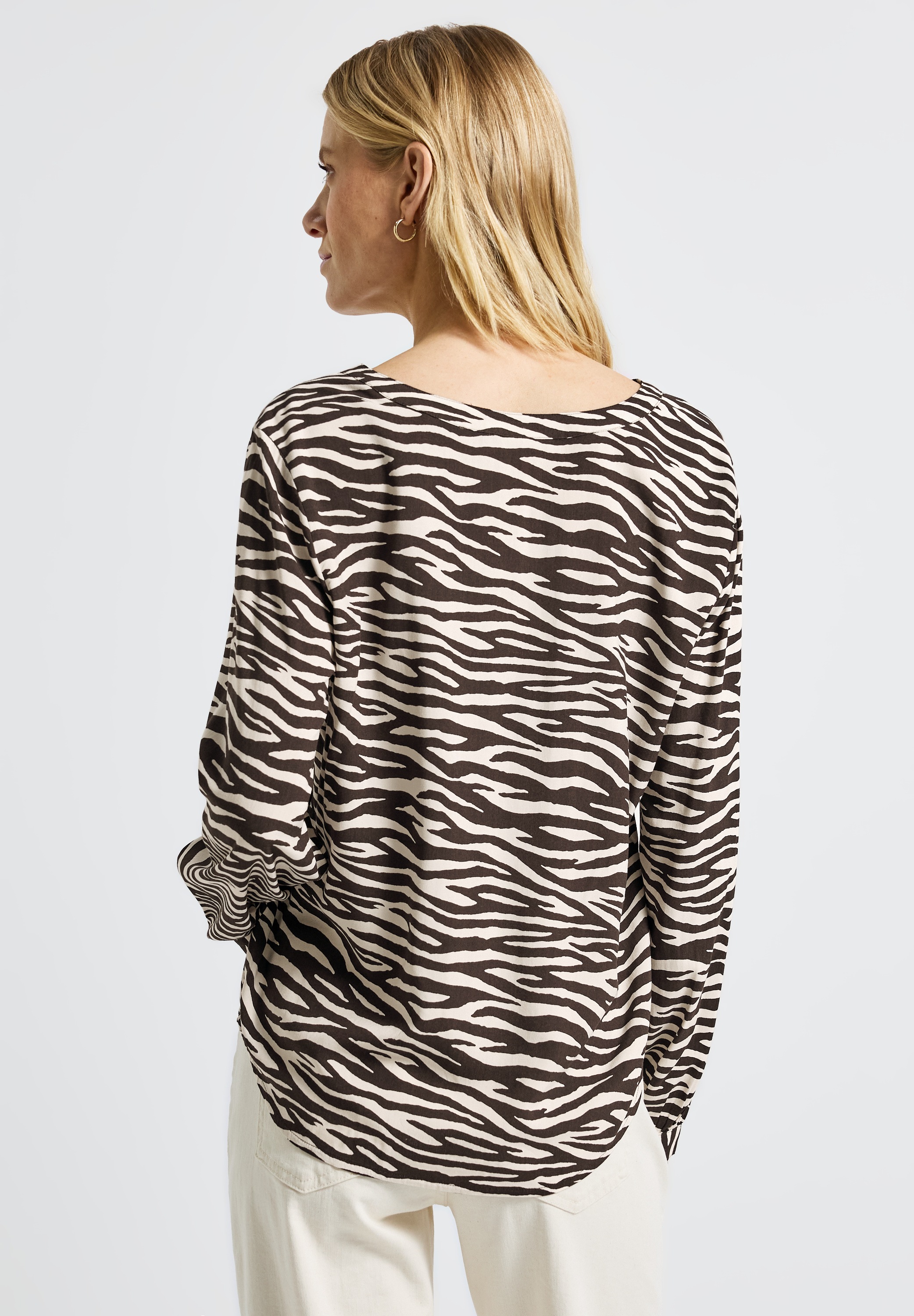 STREET ONE Langarmbluse, aus softer Viskose günstig online kaufen