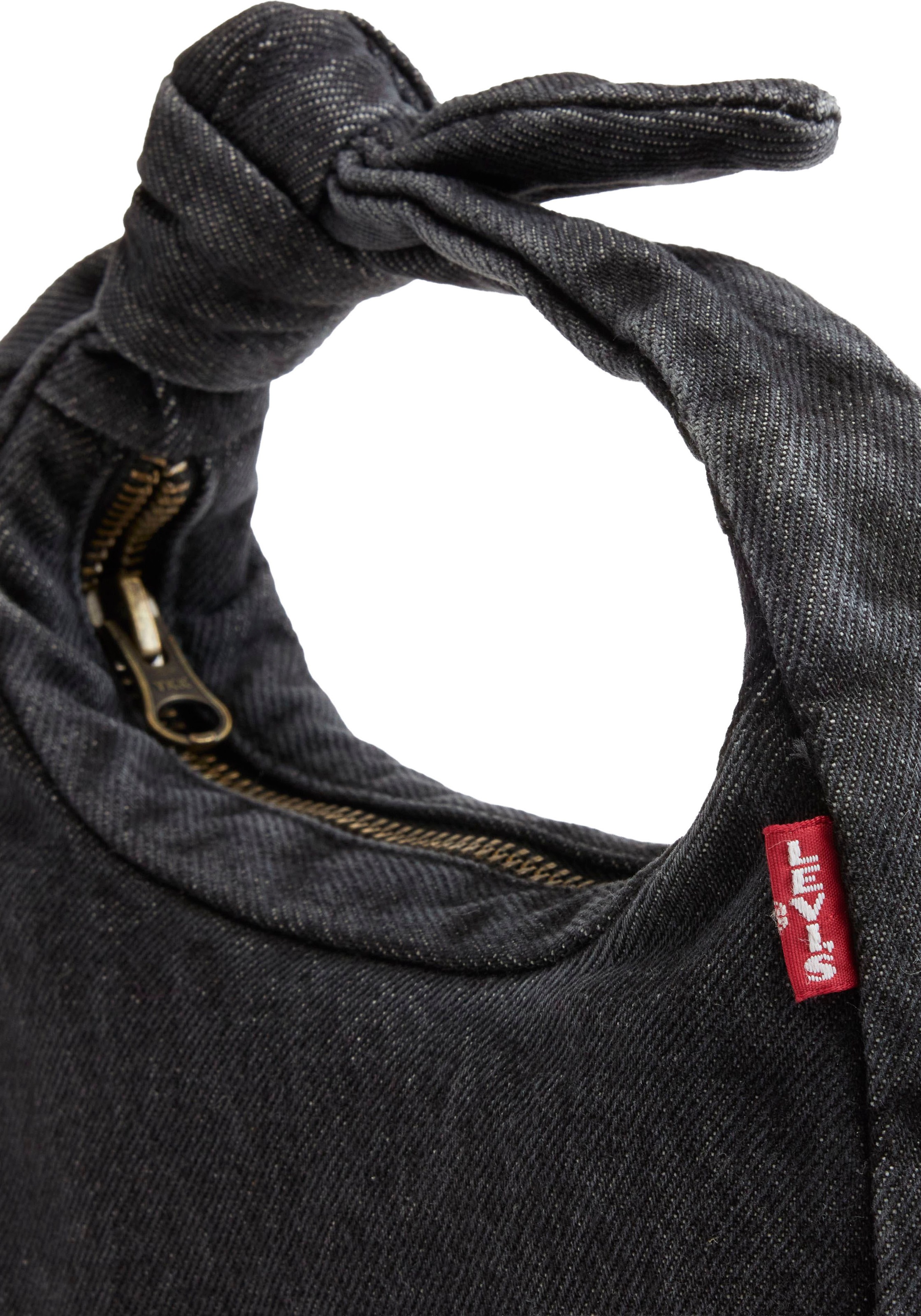 Mini Bag LEVI'S, Damen, schwarz schwarz wash 3, Web, Baumwolle, Taschen, mit Knoten-Henkel 2
