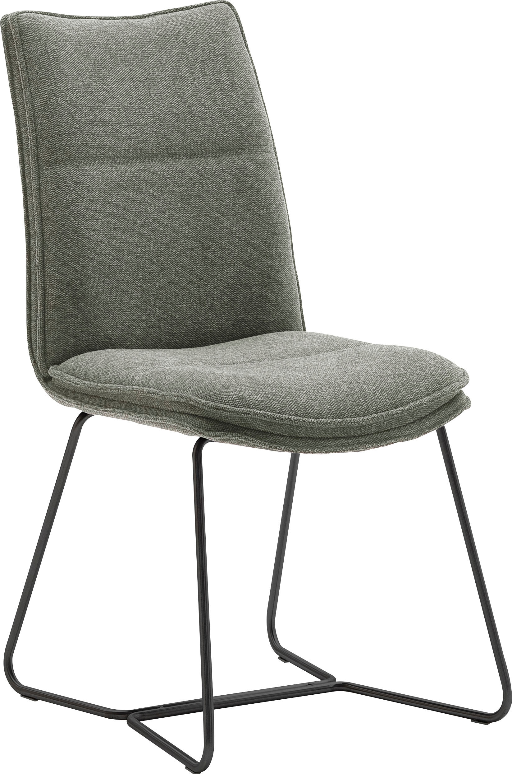 MCA furniture Stuhl »Hampton«, (Set), 2 St., Chenilleoptik, 2er Set, mit Griff, Belastbarkeit 120 Kg, Sitzhöhe ca. 49 cm