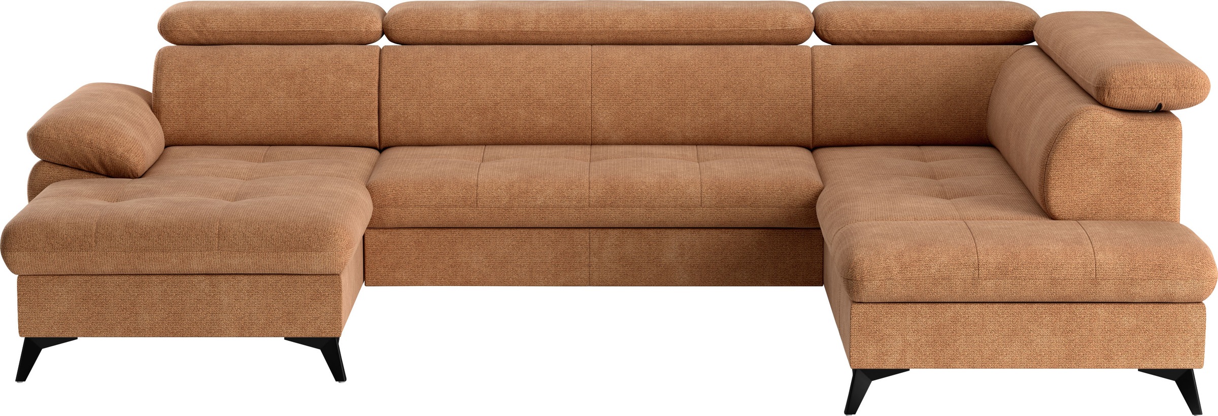 COTTA Wohnlandschaft »Hudson U-Form«, mit Kopfteilverstellung, wahlweise mit Bettfunktion & Bettkasten