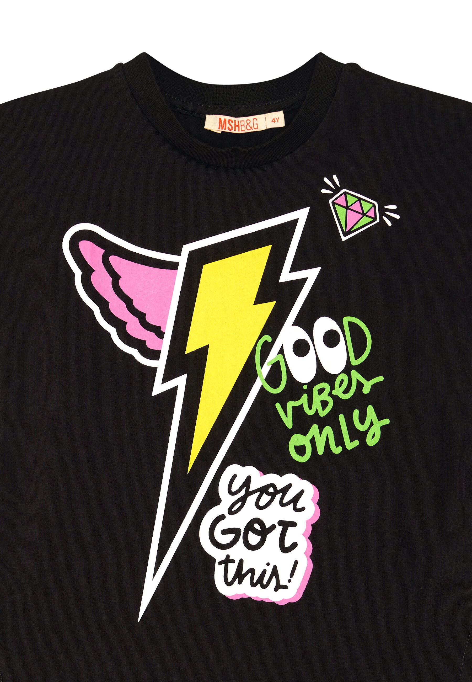 Denokids Hausanzug »Good Vibes«, mit Leopardenmuster