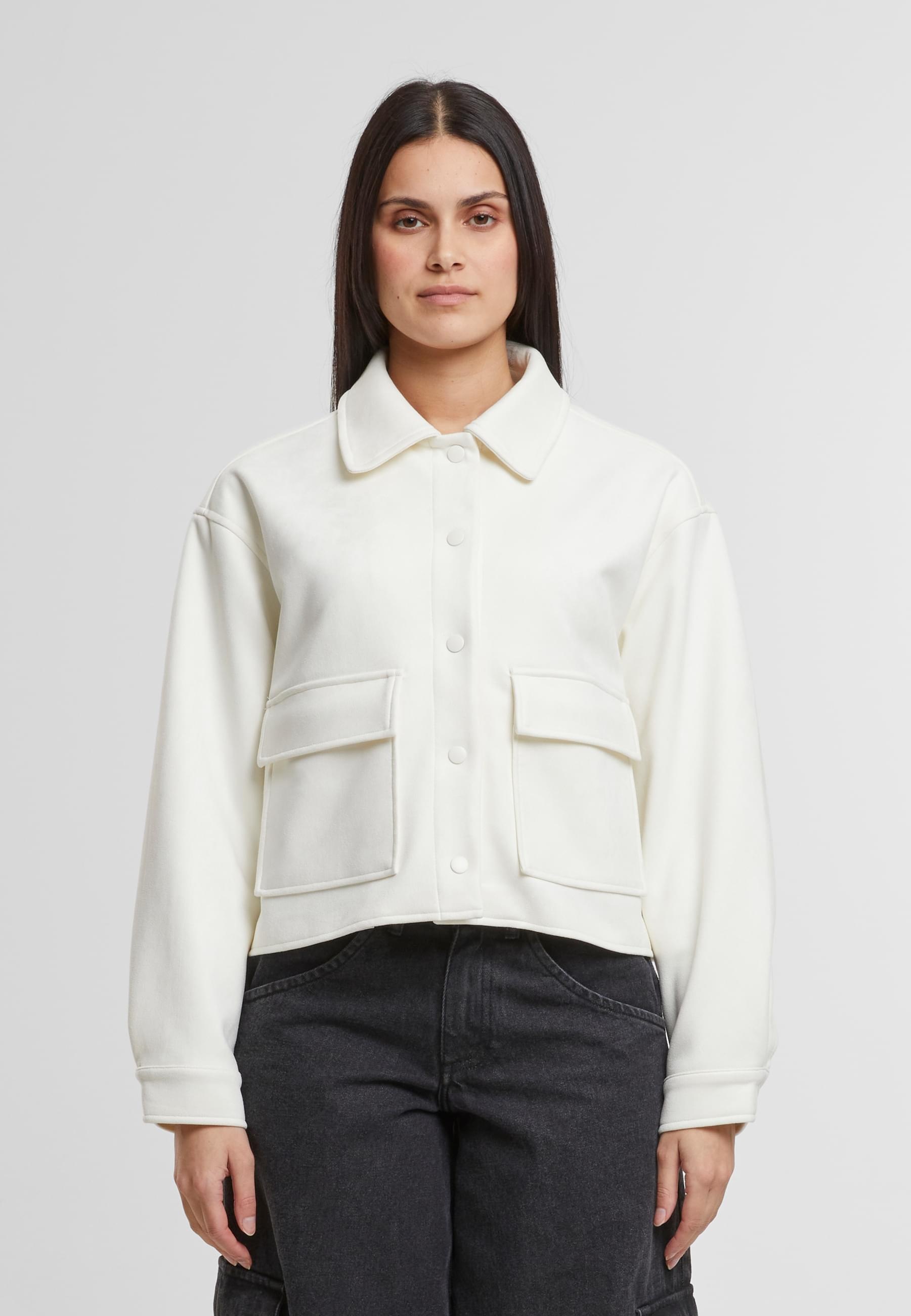URBAN CLASSICS Allwetterjacke »Urban Classics Ladies Soft Touch Jacket«, (1 St.), ohne Kapuze