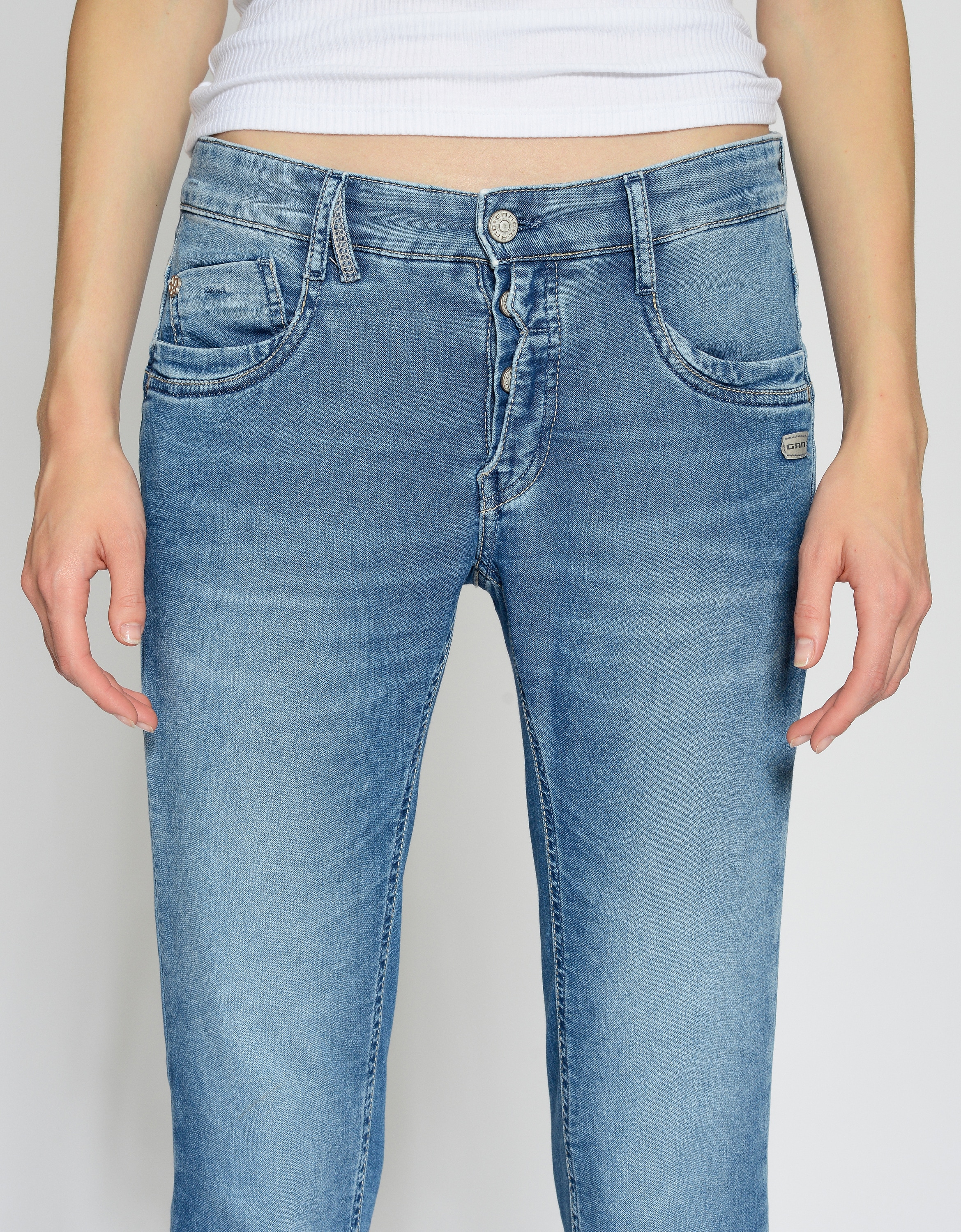 GANG Relax-fit-Jeans »GANG Jeans Relaxed Fit 94GERDA CROPPED«