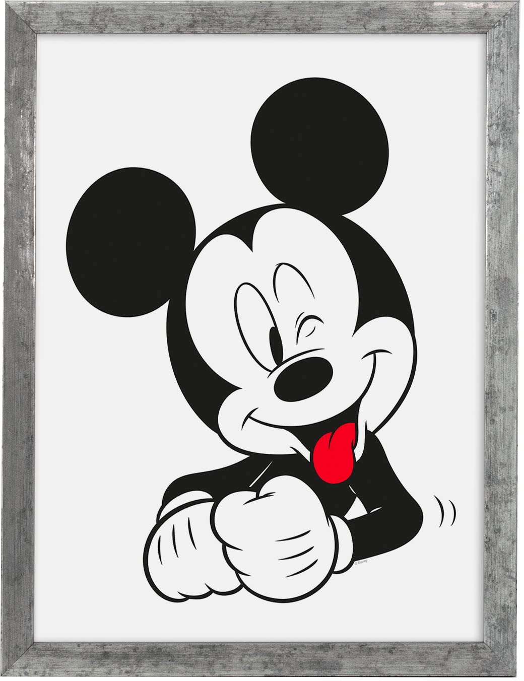 Komar Bild mit Rahmen "Mickey Mouse", maschinell