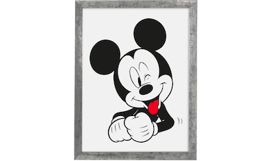 Bild mit Rahmen »Mickey Mouse«