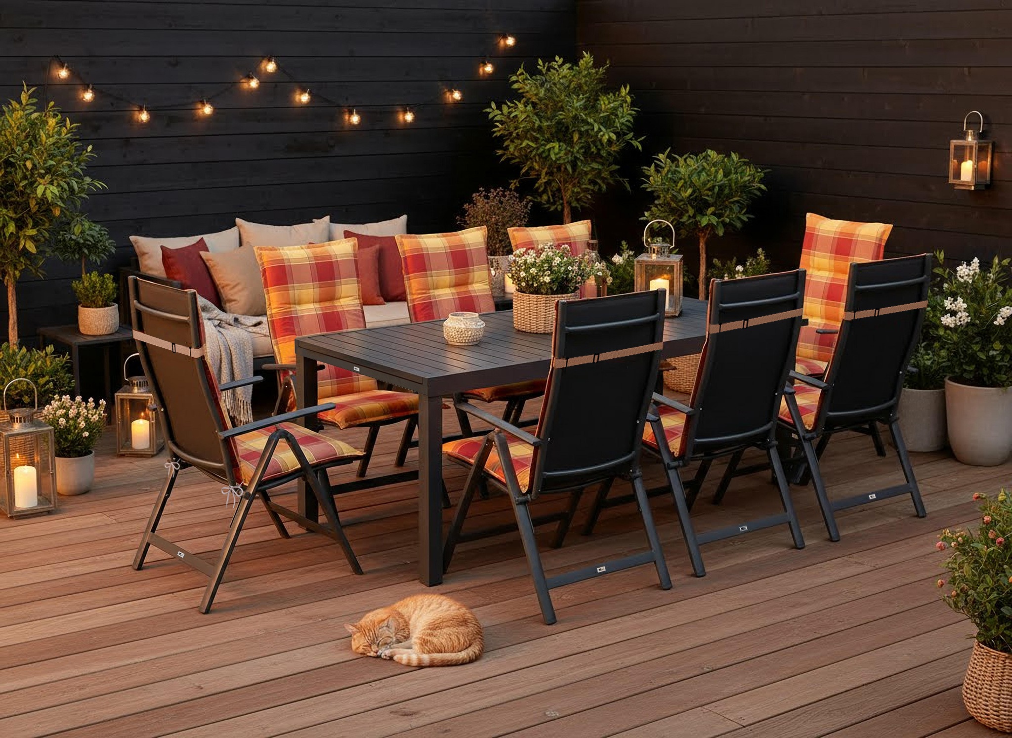 GO-DE Hochlehnerauflage »TOPSELLER!« 50 cm x 7 cm x 120 cm