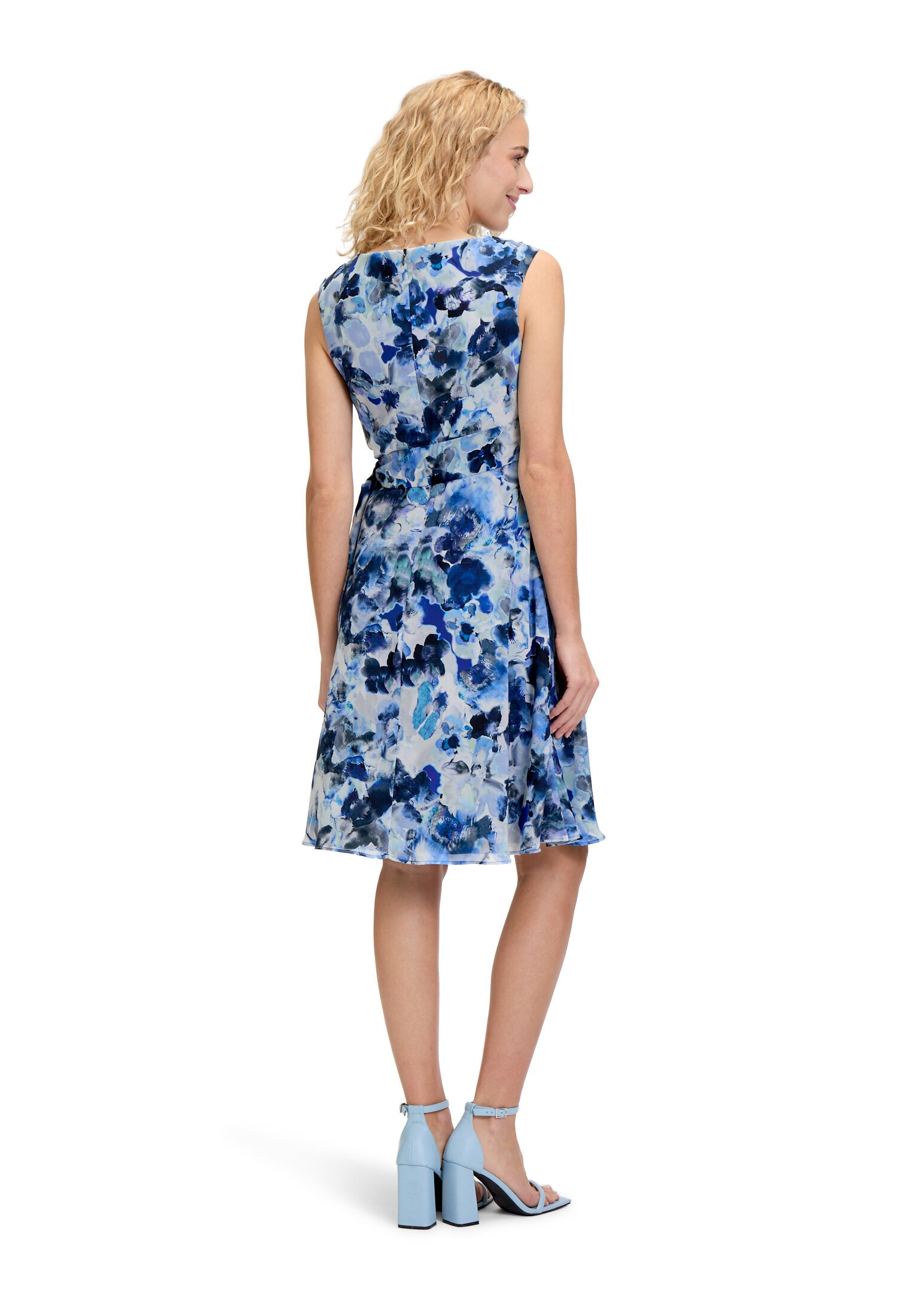 Vera Mont Cocktailkleid »Damen mit Bindegürtel« Ohne Tasche Druck