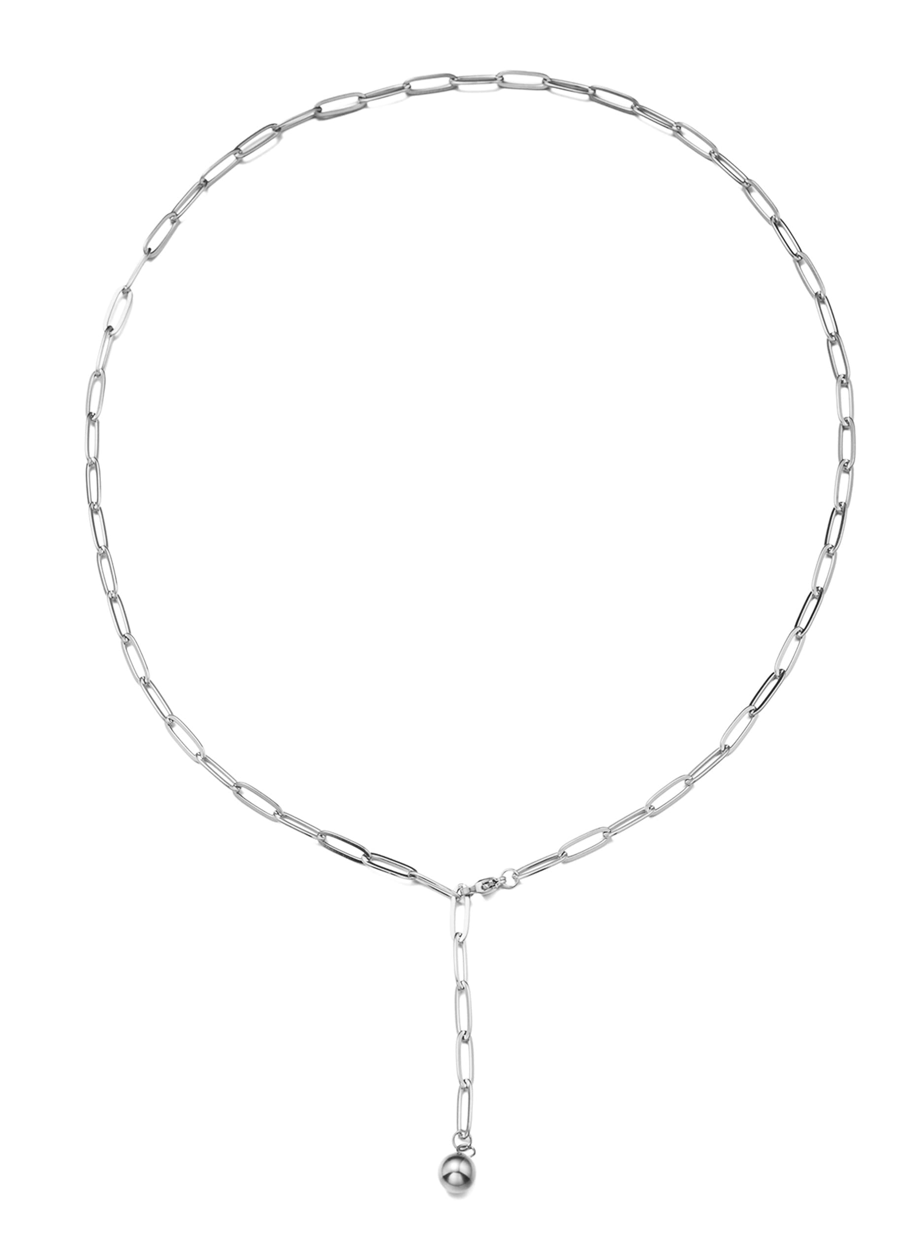 Aniston JEWELRY & WATCHES Kette mit Anhänger »Schmuck Geschenk Edelstahl Halsschmuck Halskette Y-Kette Kugel« Made in Germany