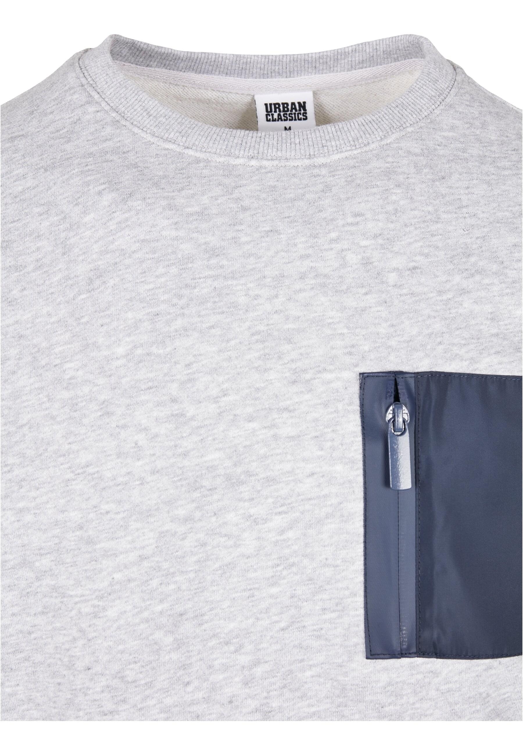URBAN CLASSICS Rundhalspullover »Urban Classics Herren Military Crew«, (1 tlg.)