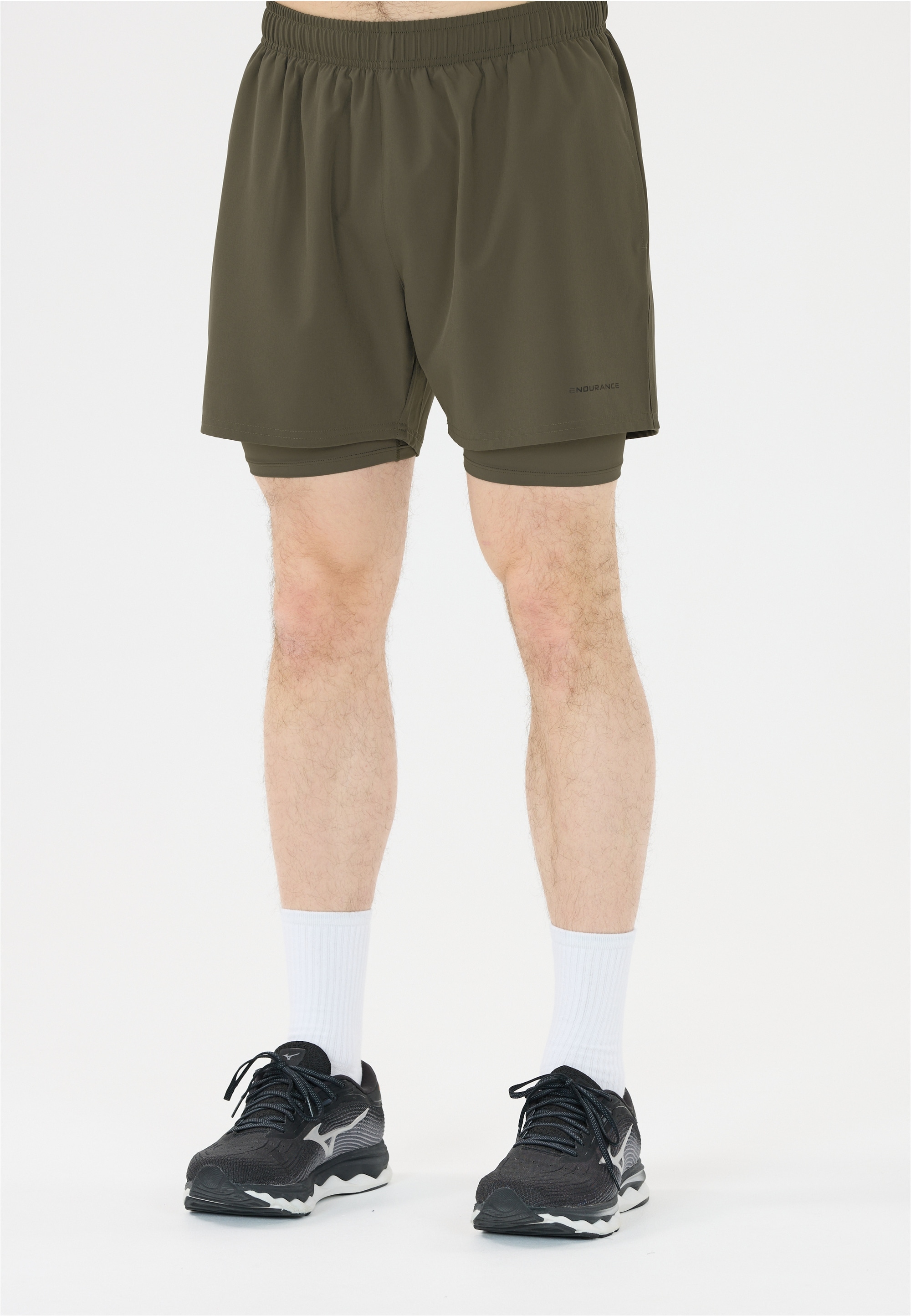 ENDURANCE Shorts "Kros" im 2-in-1-Design mit Quick Dry und Stretch-Funktion