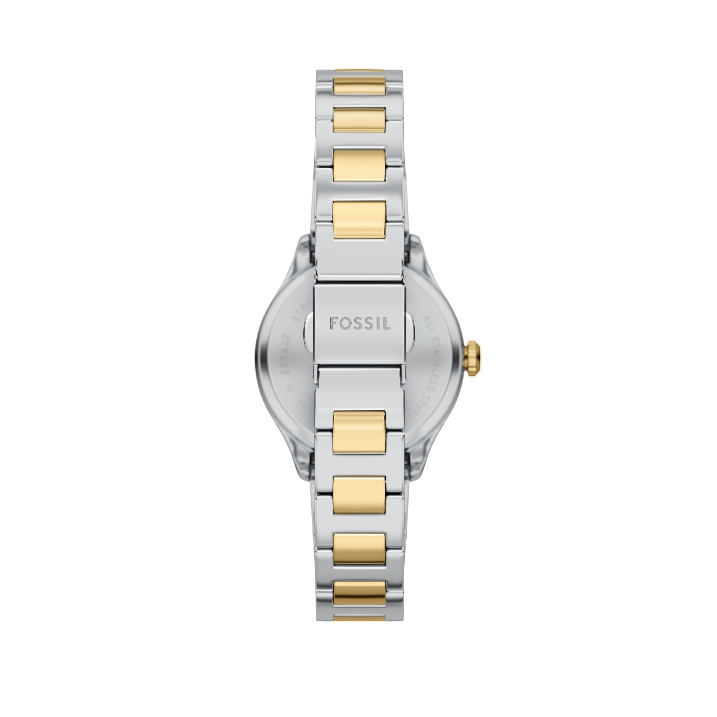 Fossil Quarzuhr »GILMORE«, Armbanduhr, Damenuhr, Edelstahlarmband, analog