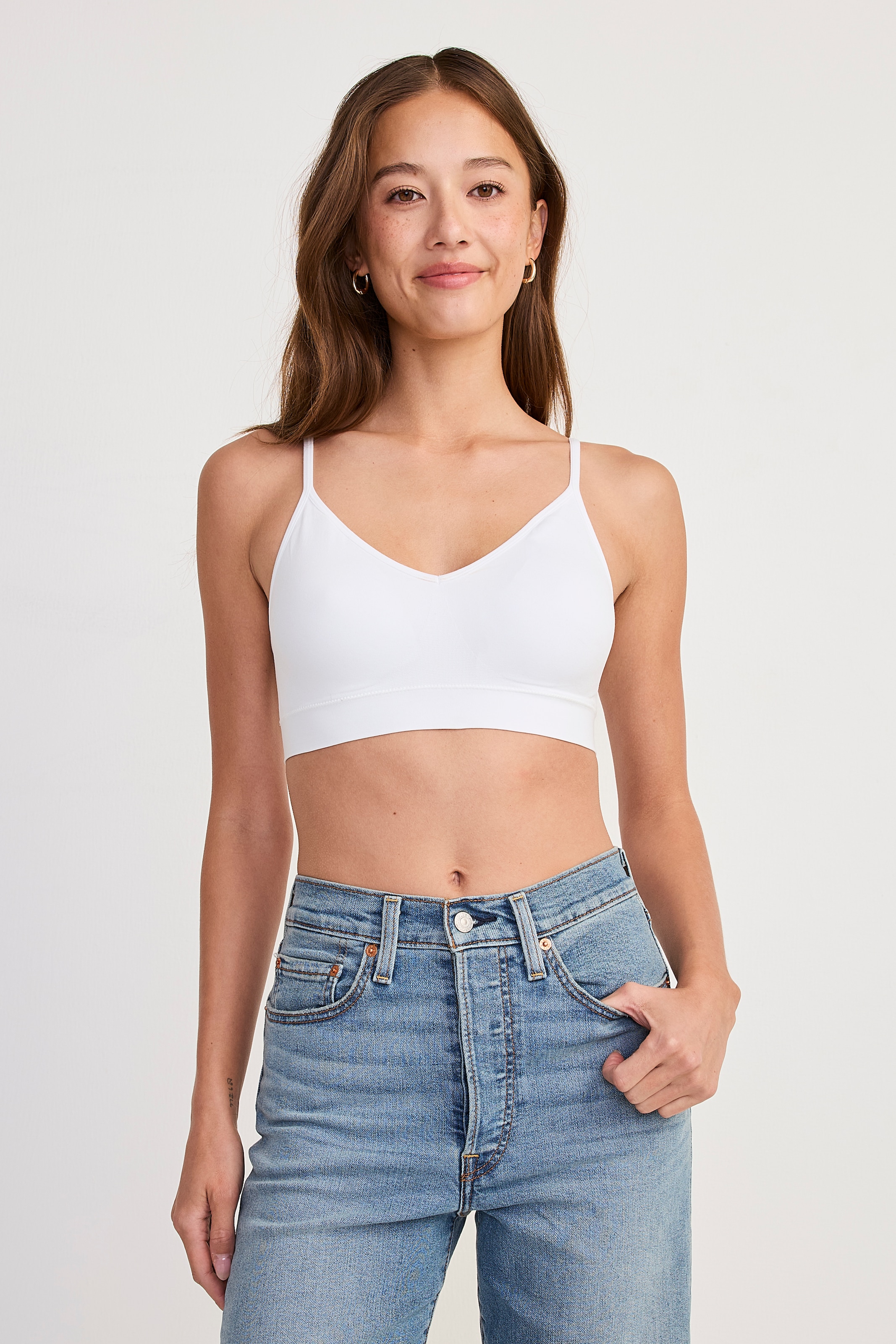 Jockey Bralette »SEAMFREE STRETCH«, Ohne Seitennähte, Breites Unterbrustband, V-Ausschnitt
