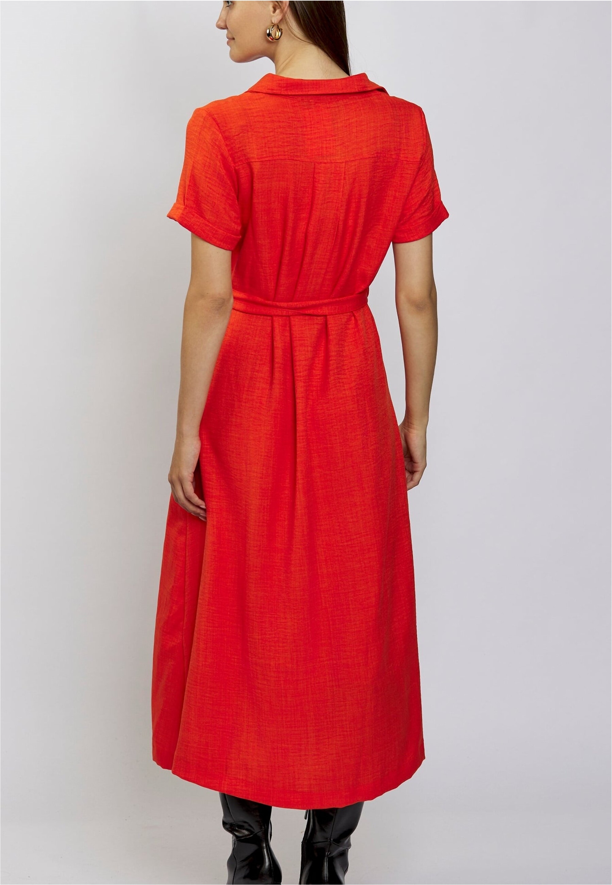 freshlions Jerseykleid »Long Button up«, mit langem Schnitt