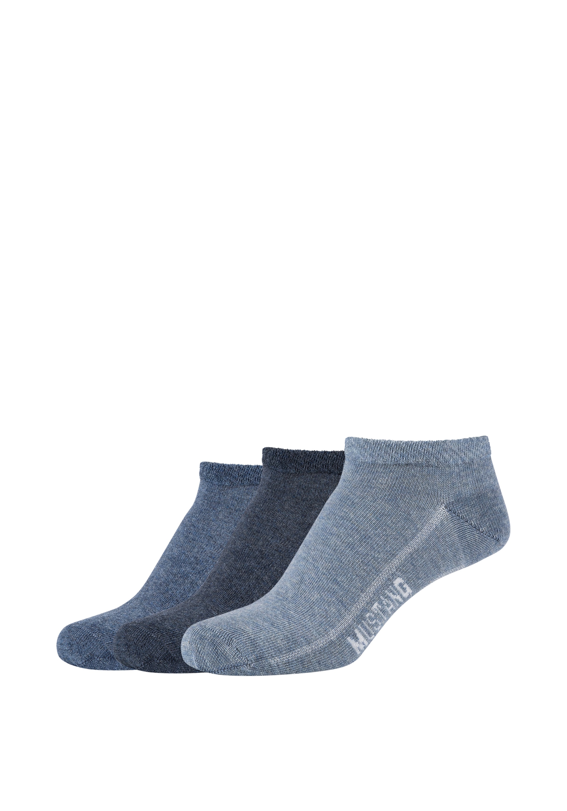 MUSTANG Kurzsocken "casual" 6 Paar tlg. mit elastischem Komfortbund günstig online kaufen