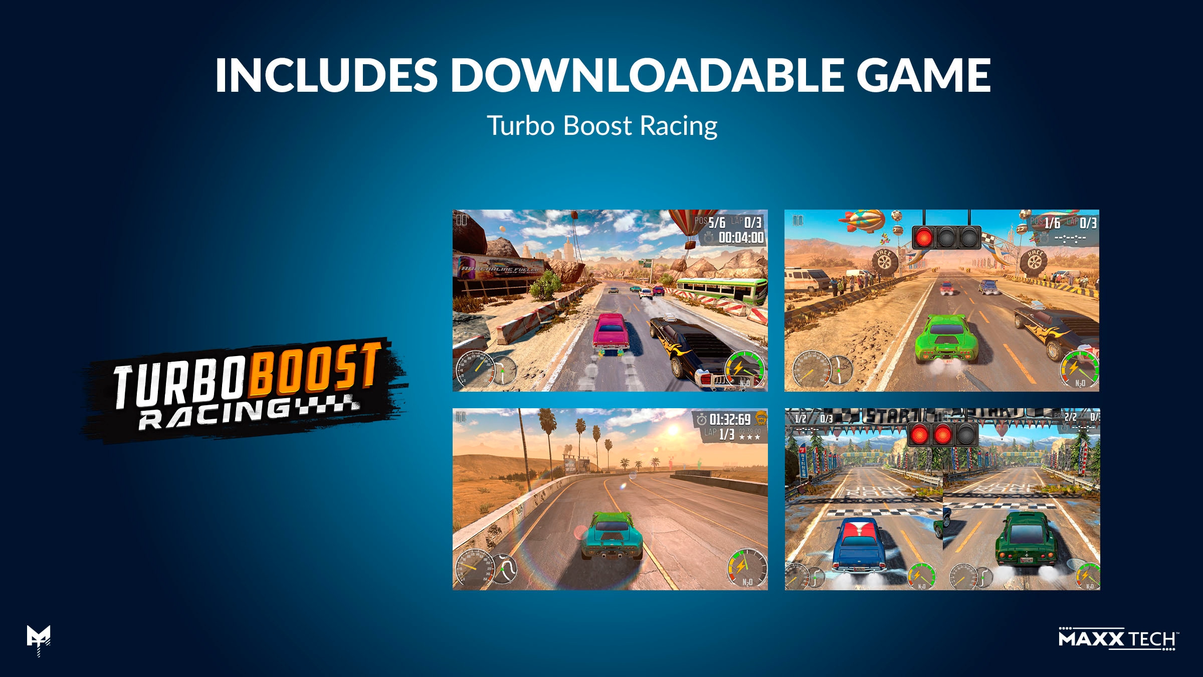 NBG Spielesoftware »Maxx Tech Turbo Boost Racing« PlayStation 5
