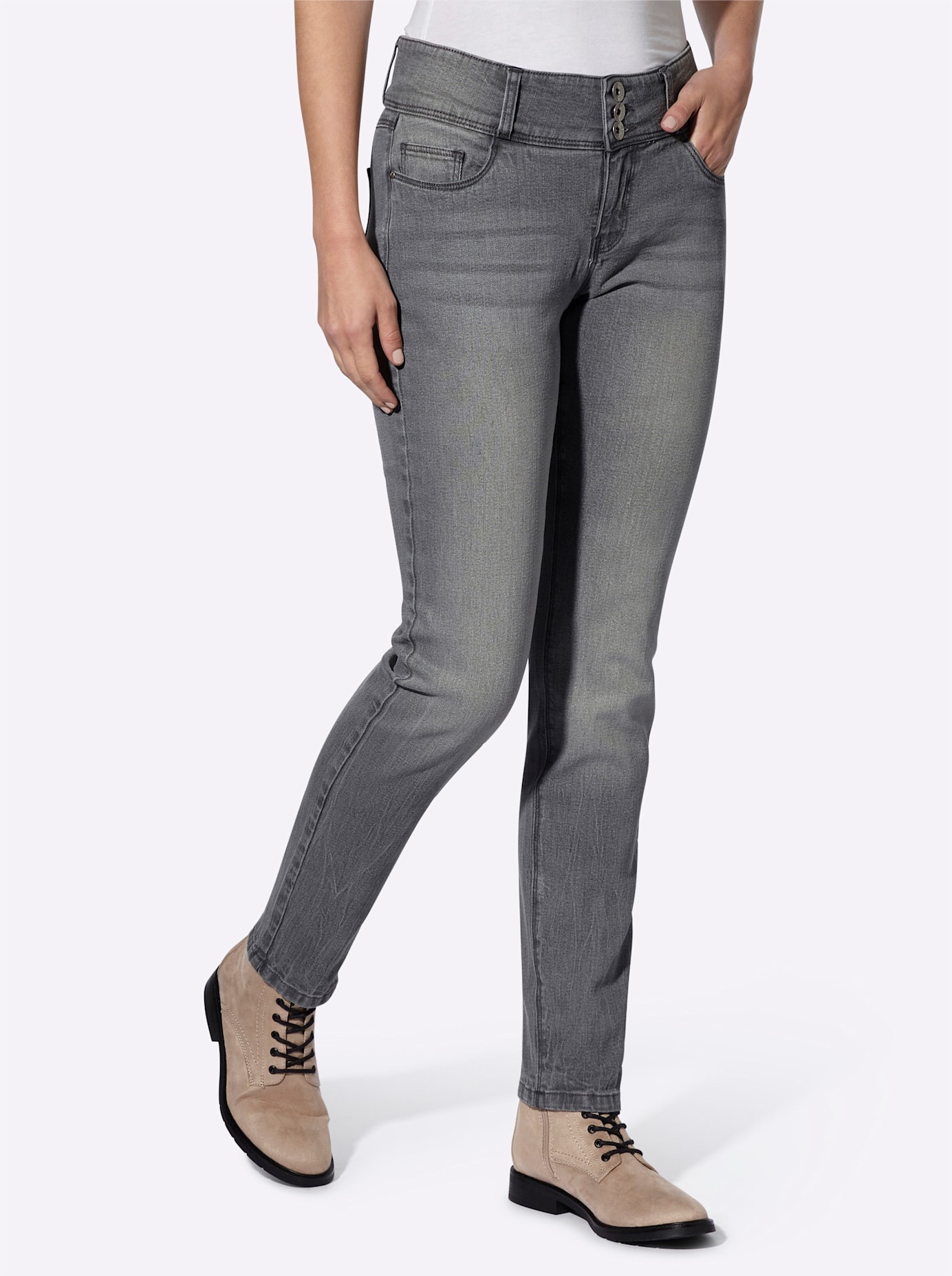 Casual Looks 5-Pocket-Jeans, (1 tlg.) günstig online kaufen
