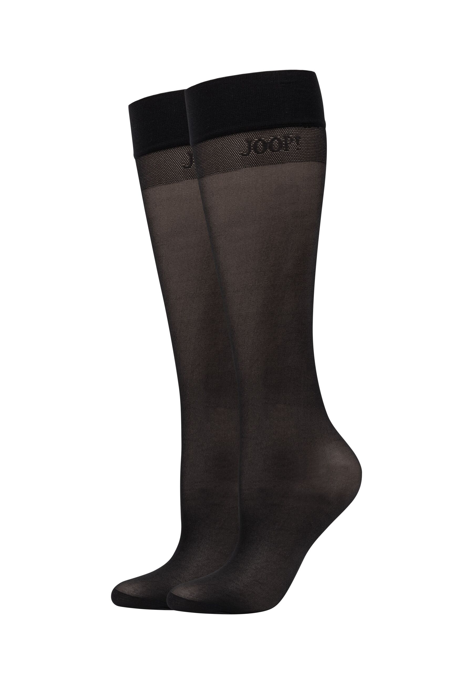 JOOP Kniestrümpfe "2er Pack" 2er Pack Druckfreier Bund für angenehmen Sitz, 20 DEN