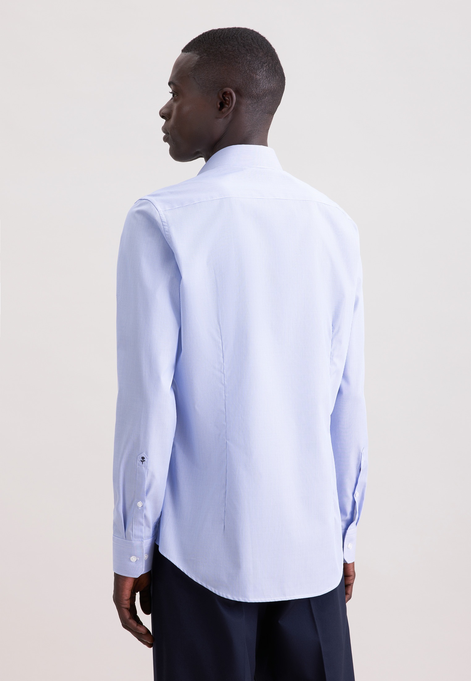 seidensticker Businesshemd "Schwarze Rose" X-Slim 1/1 Kentkragen Gestreift günstig online kaufen