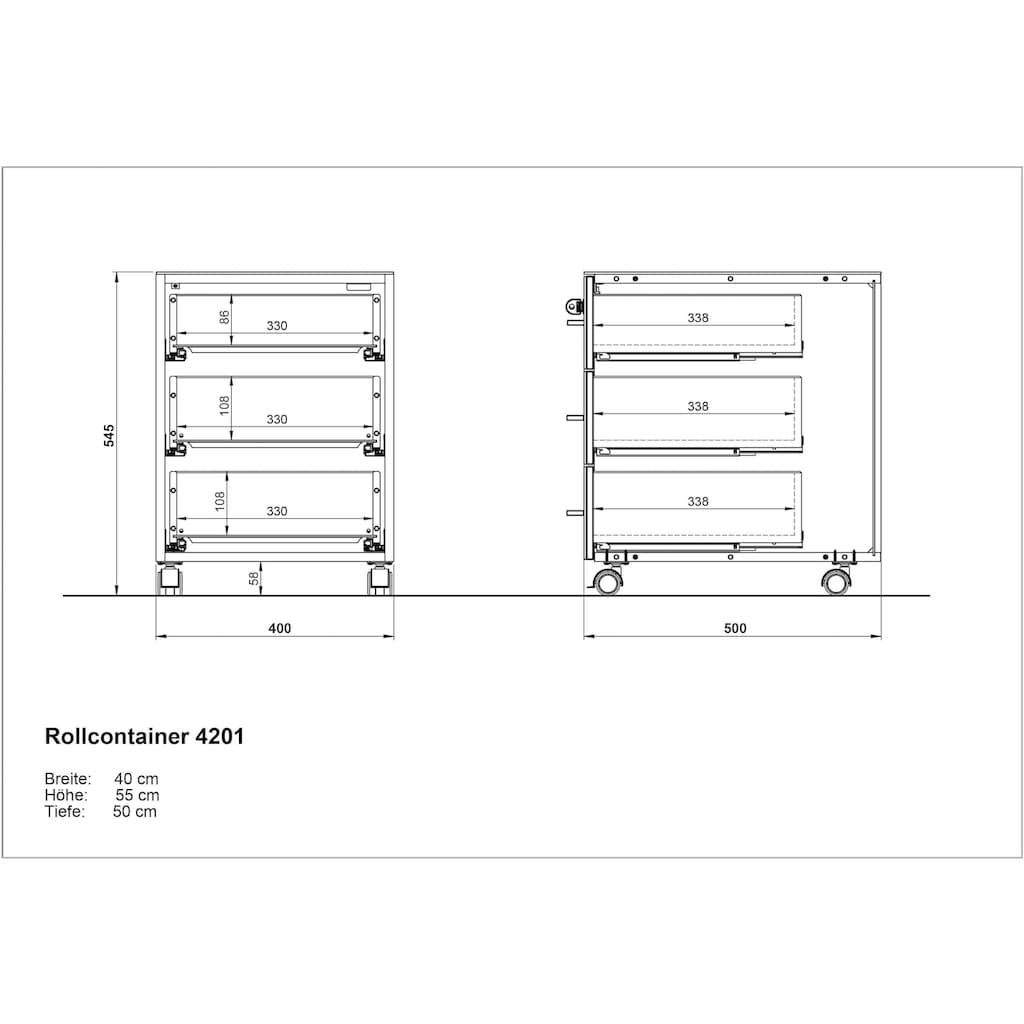 GERMANIA Büro-Set »GW-Monteria«, (Set, 5 tlg.)