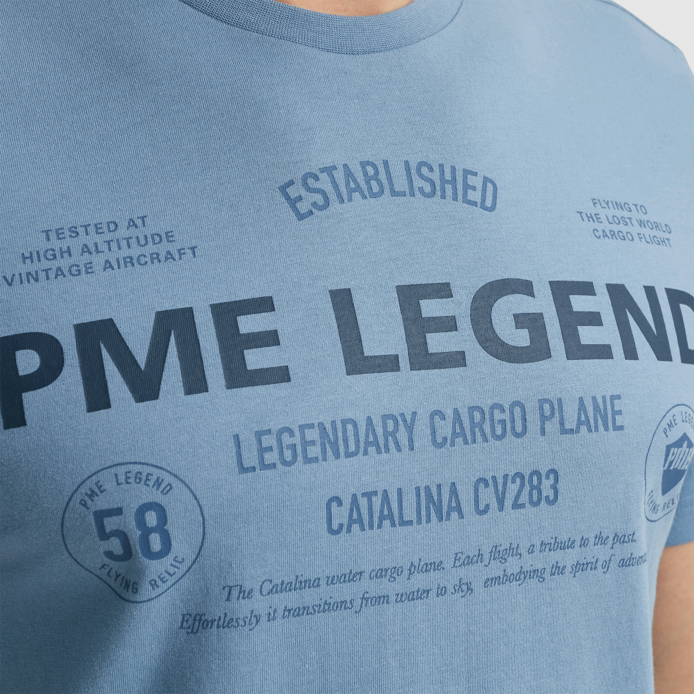 PME LEGEND T-Shirt, mit Logoprint