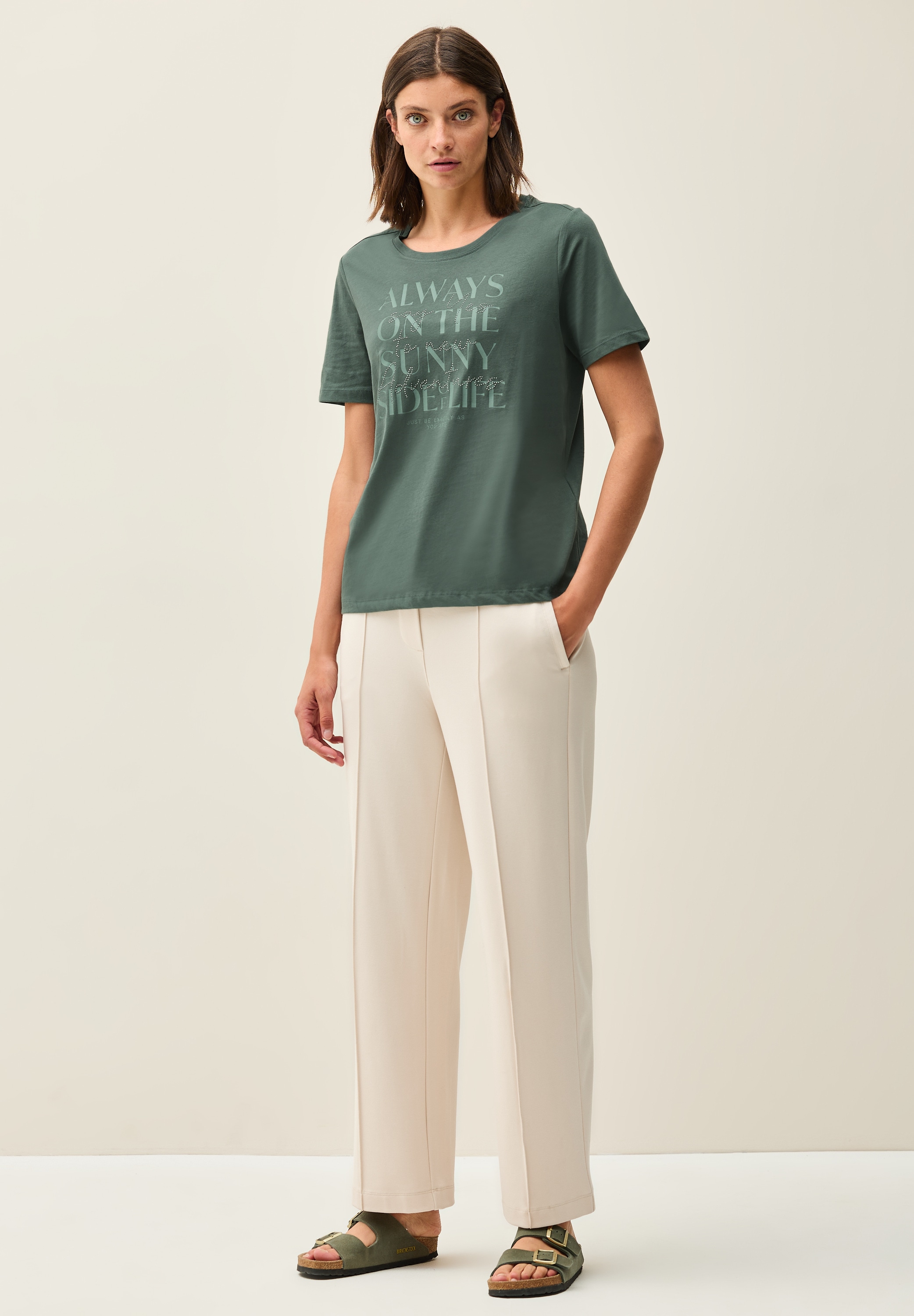 Cecil Print-Shirt, aus reiner Baumwolle