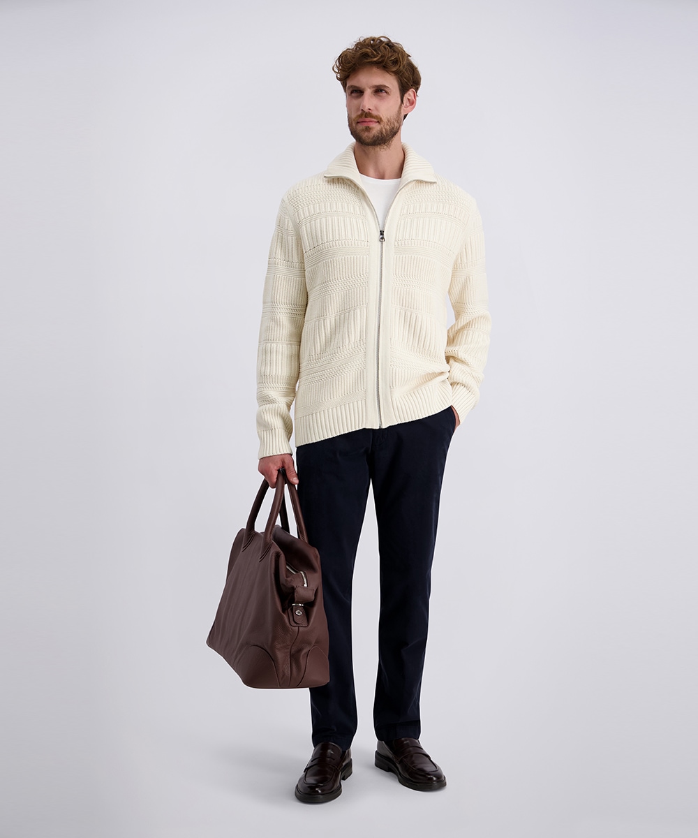 Pierre Cardin Strickjacke mit Reißverschluss