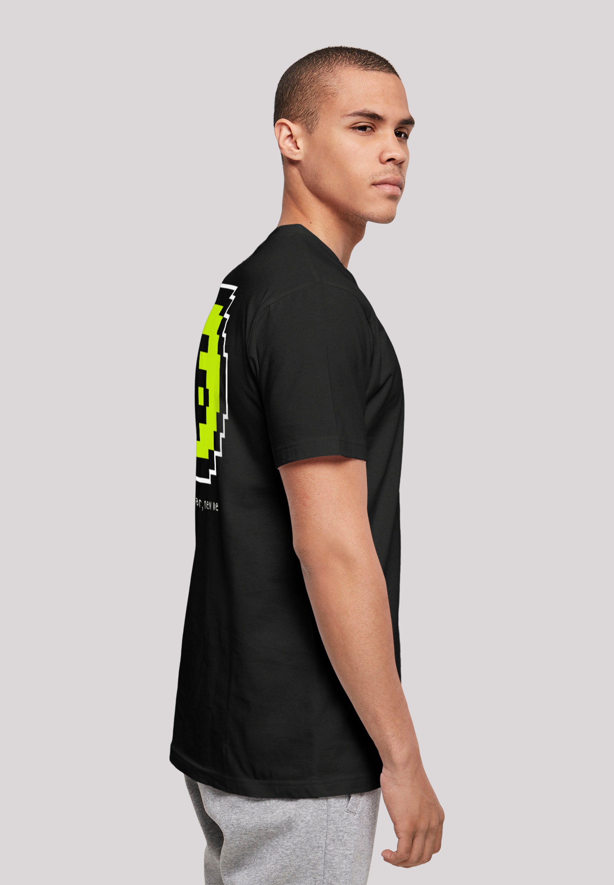 F4NT4STIC T-Shirt »Happy People Only Good Vibes« Print