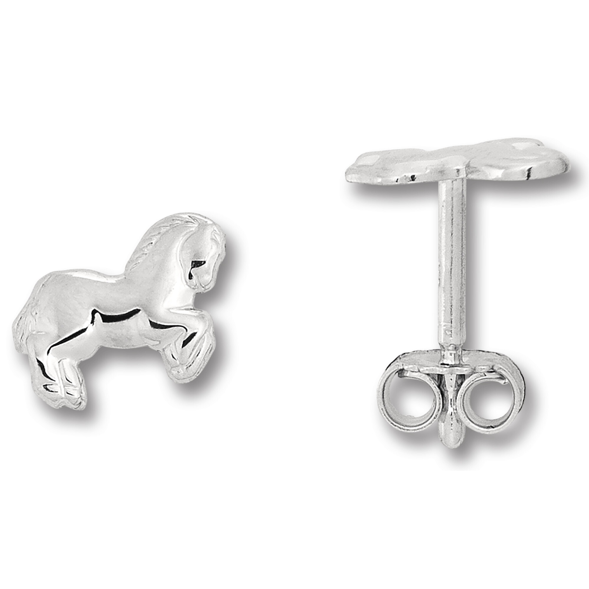 Paar Ohrhänger ONE ELEMENT "Pferd Ohrringe Ohrstecker aus 925 Silber", silber, Ohrringe, Mädchen, Kinder, Silber 925 (Sterlingsilber), Ausdruck von Individualität – dezent, bedeutungsvoll, nah am Herzen