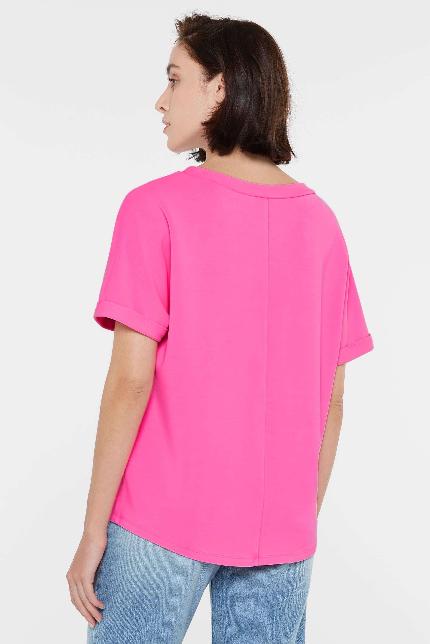SENSES.THE LABEL Rundhalsshirt, mit Fledermausärmel