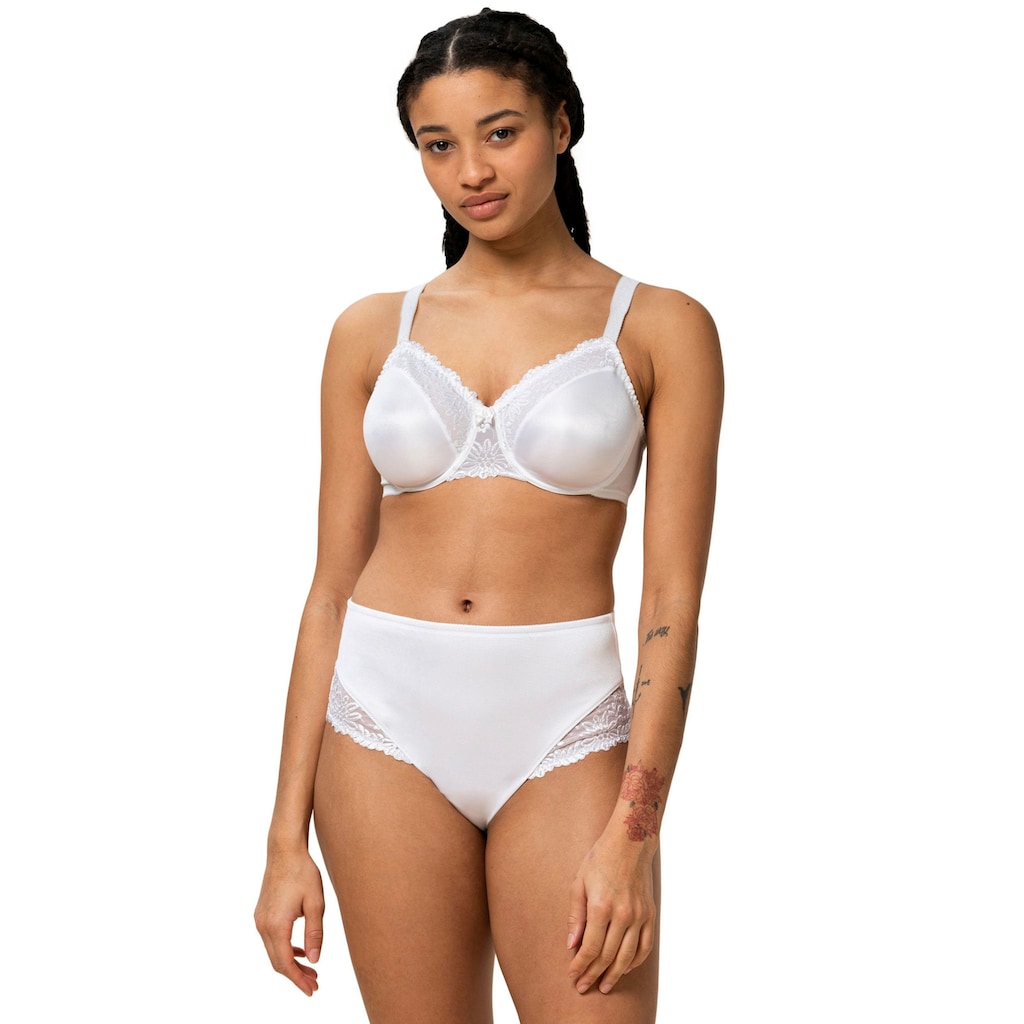 Triumph Minimizer-BH »Ladyform Soft W X«, Cup C-F, Bügel-BH mit Spitzendetails