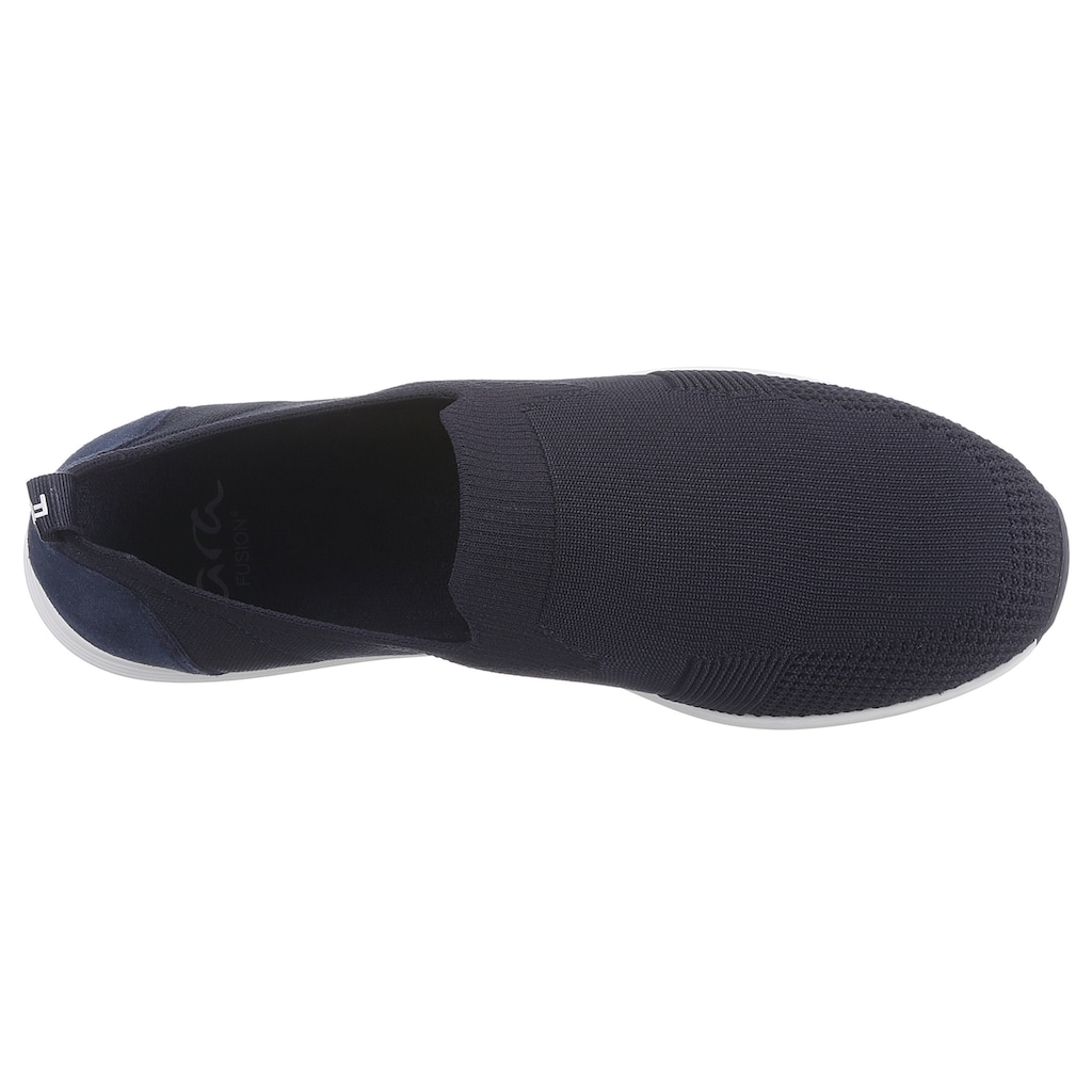 Ara Slip-On Sneaker »LISSABON«, Slipper, Halbschuh, Freizeitschuh mit bequemem Sockenschaft, G-Weite