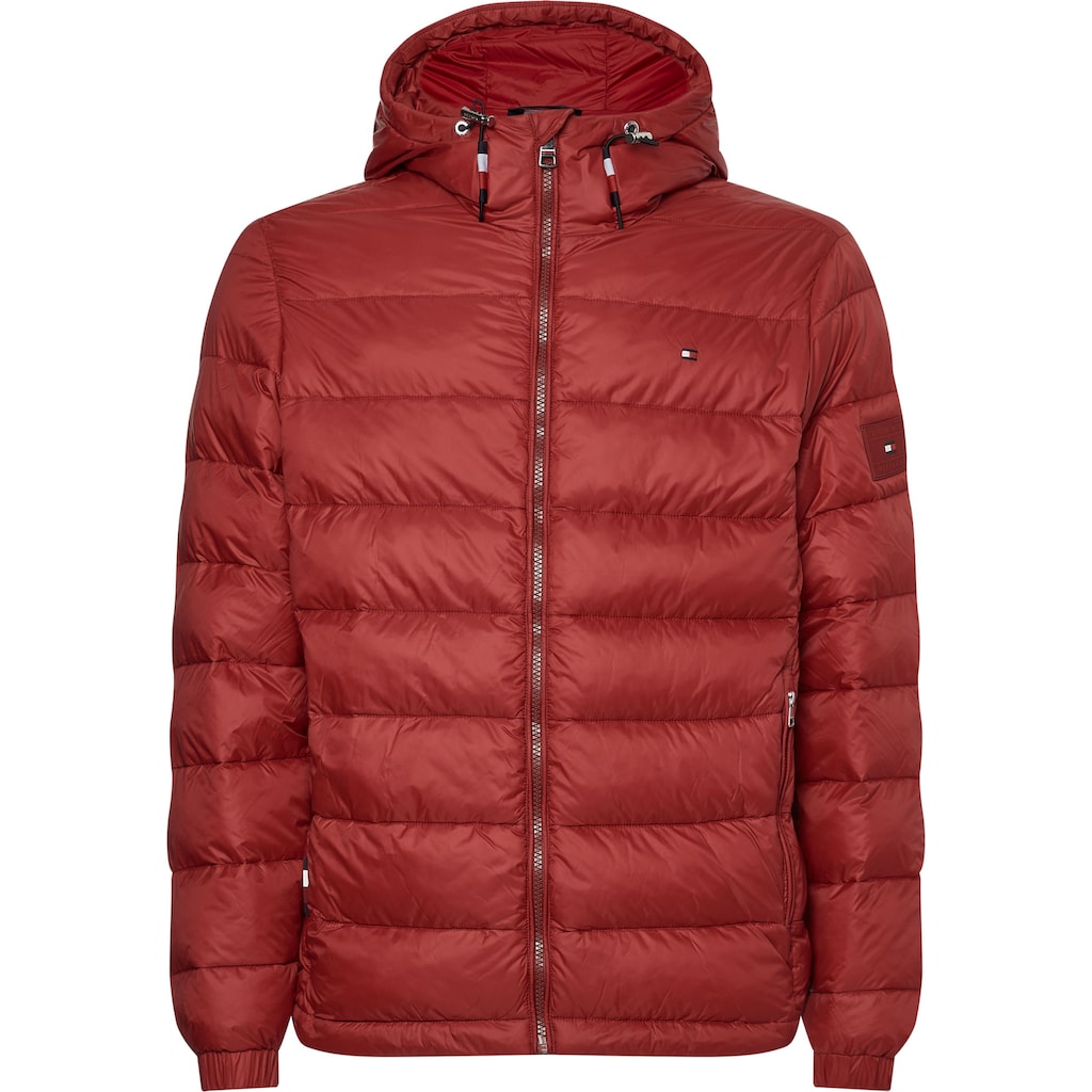 Tommy Hilfiger Steppjacke »QUILTED HOODED JACKET«, mit Kapuze