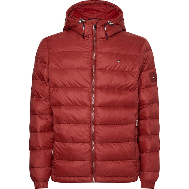 Tommy Hilfiger Steppjacke »QUILTED HOODED JACKET«, mit Kapuze, mit Reißverschlusstaschen  seitlich und innen ▷ für | BAUR