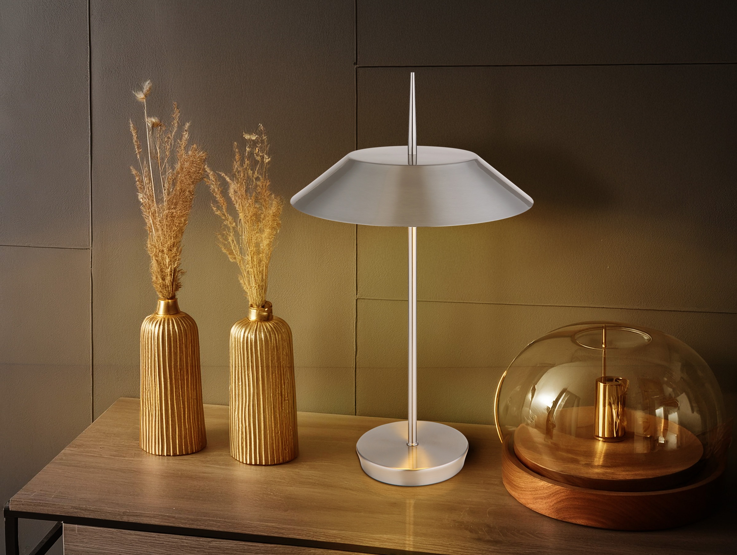 GLOBO LIGHTING Tischleuchte »BRENLOR« E27 1 Stk. Tischlampe Nachttischlampe Deko-Tischleuchte Schlafzimmer