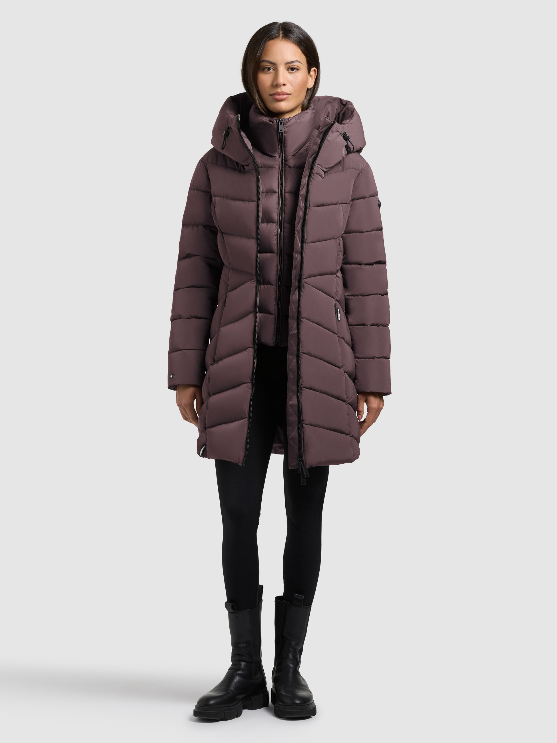 khujo Steppmantel "DIER 2IN1 (EINSATZ HERAUSNEHMBAR)" günstig online kaufen