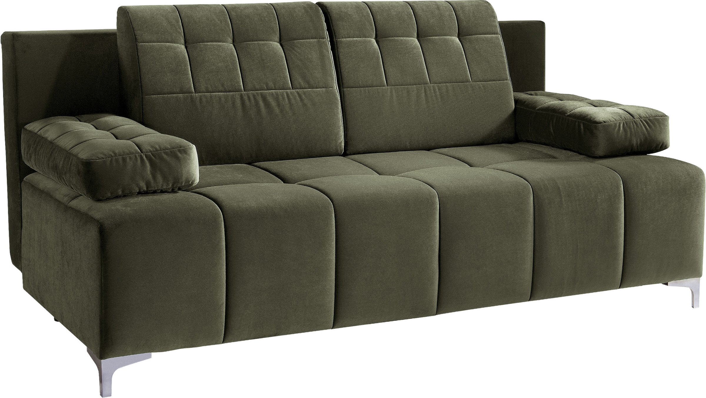 exxpo - sofa fashion 3-Sitzer »Schlafsofa mit Bettfunktion, Bettkasten, mit Federkernpolsterung«, bequem, mit hochwertigem Funktionsbeschlag für mehr Komfort