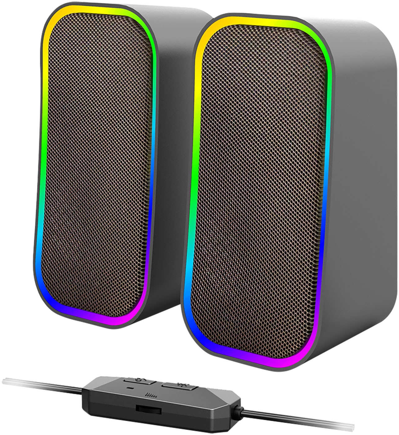 Speedlink PC-Lautsprecher »TOKEN Bluetooth RGB Gaming«, 3,5mm AUX Klinke oder Bluetooth Verbindung