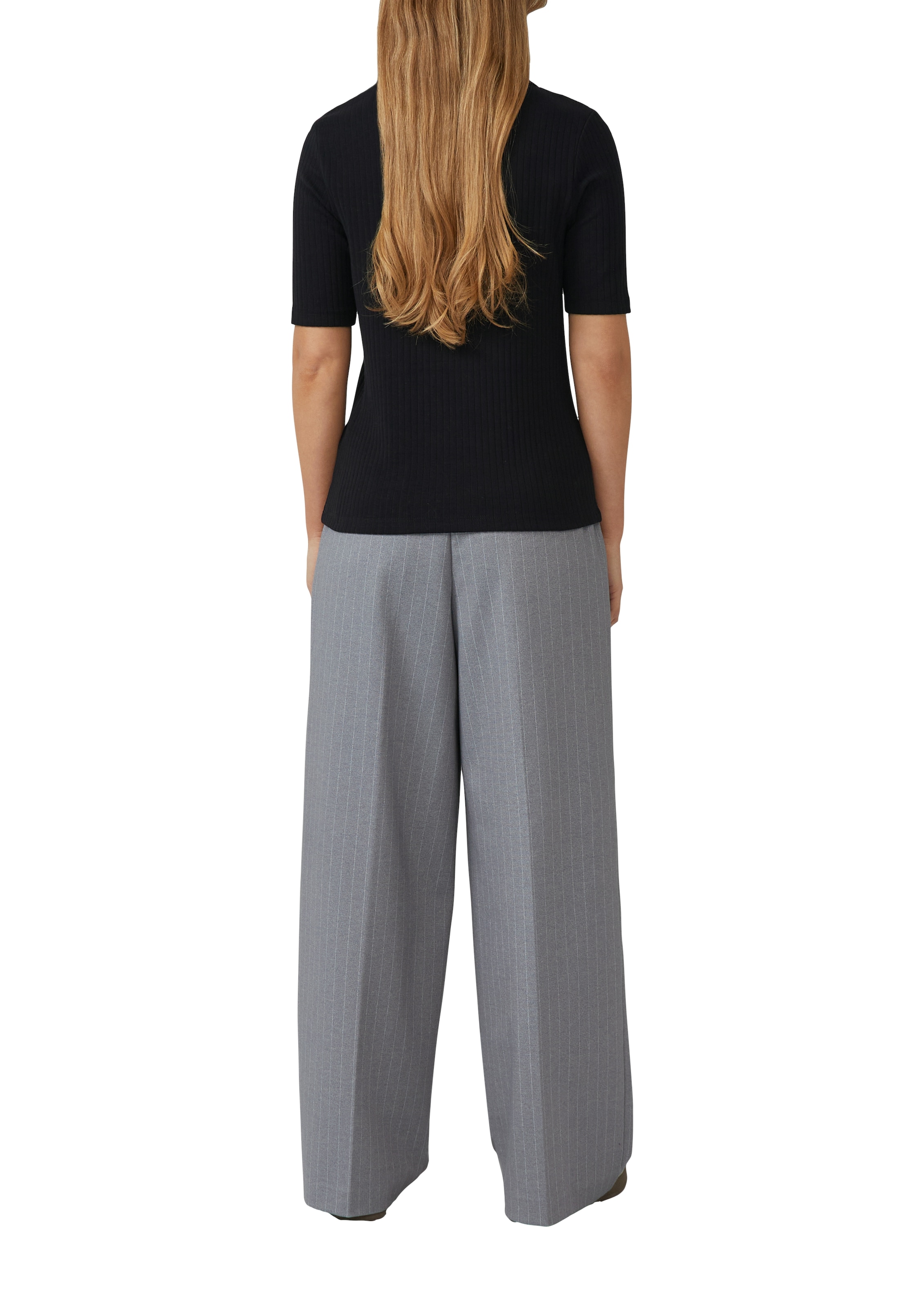 s.Oliver T-Shirt mit Rippstruktur