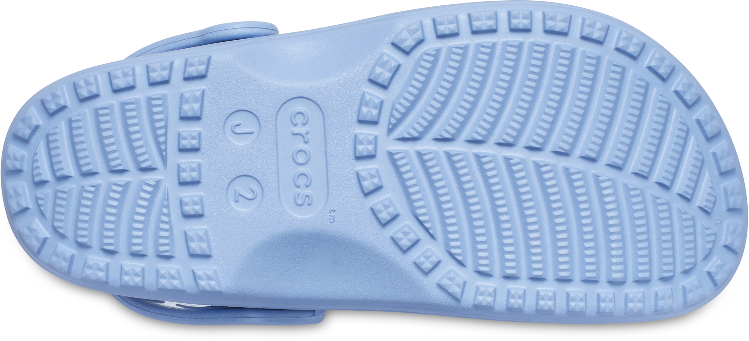 Crocs Classic Floral Cut Out Clog Girls Light Blue 32 2