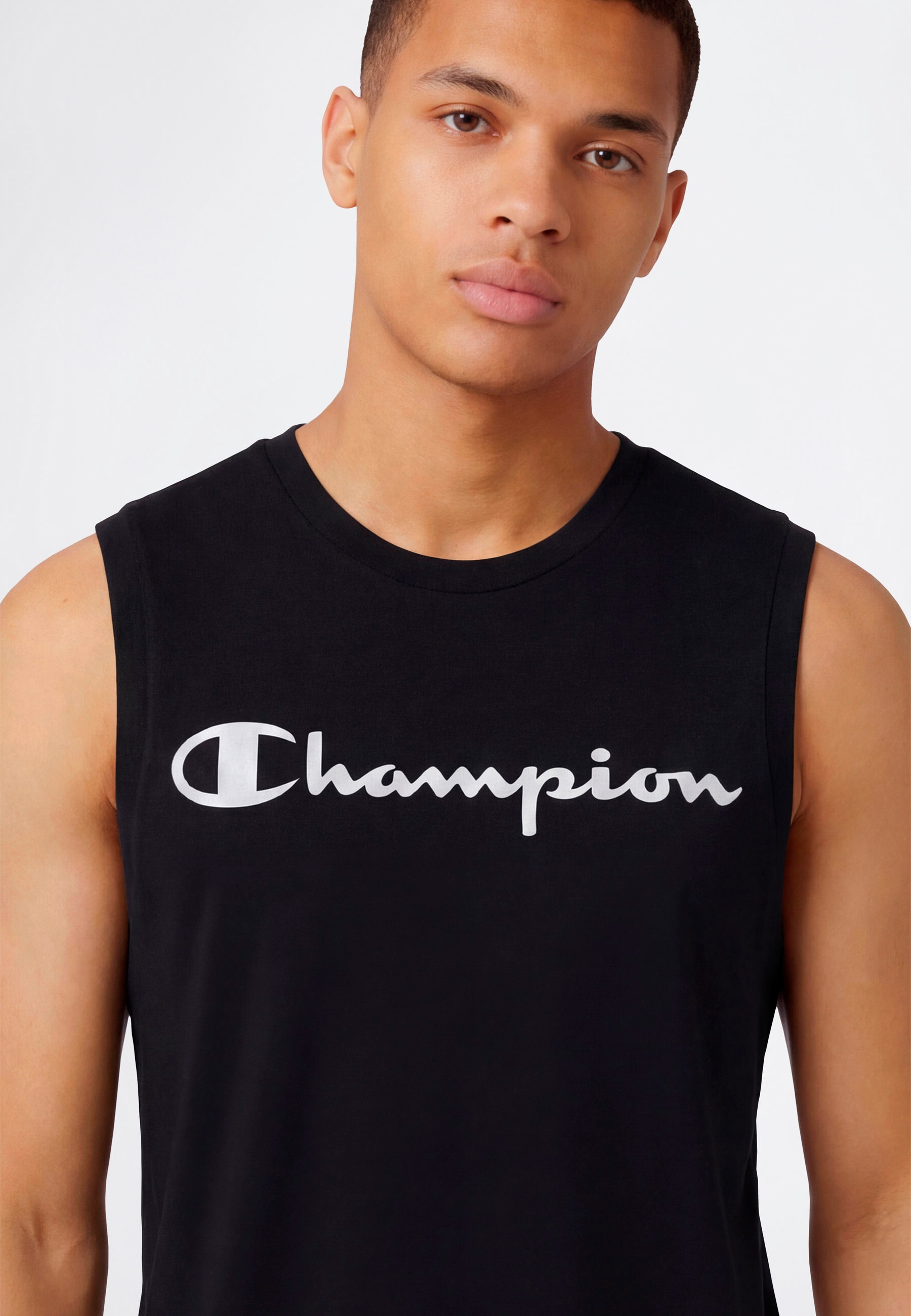 Champion Tanktop »BASICS Sleeveless T-Shirt Large Logo« 1 tlg. sportliche Schnittform, sportlicher Stil, mit Rundhalsausschnitt