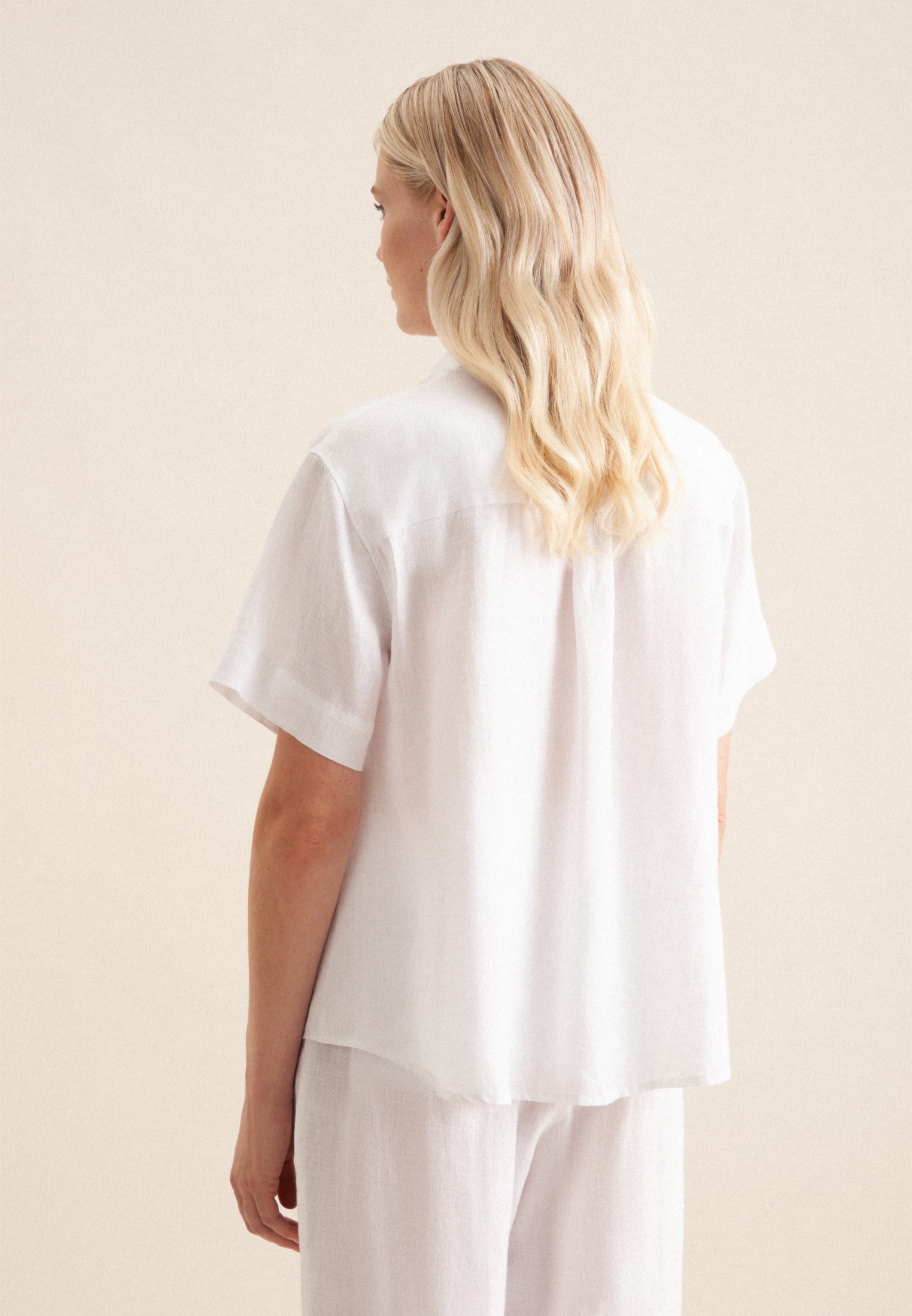 seidensticker Hemdbluse "Schwarze Rose", Kurzarm Rundhals Uni günstig online kaufen