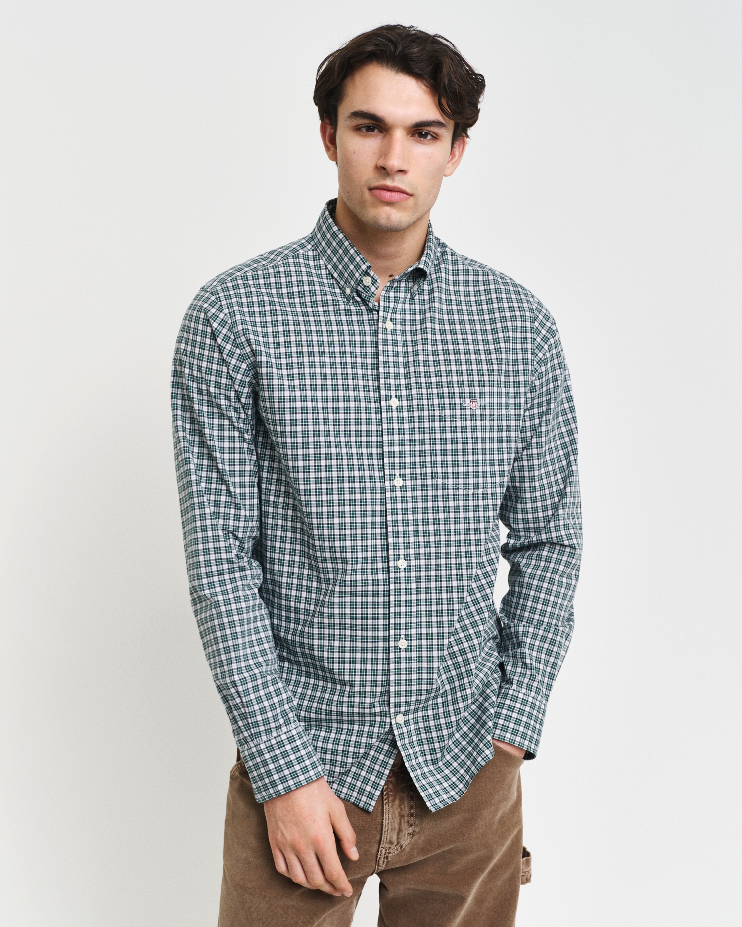 Gant Blusenshirt REG POPLIN SMALL CHECK SHIRT günstig online kaufen