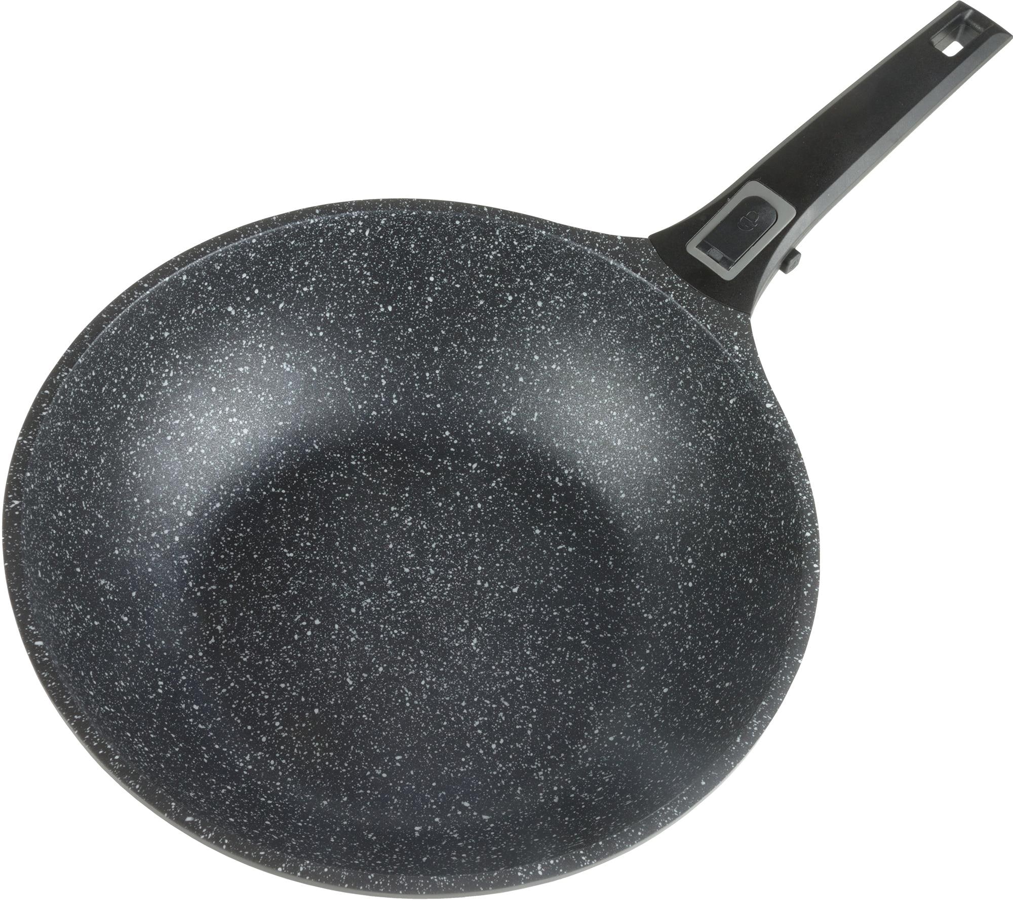 GSW Wok »Easy Click«, Aluminiumguss, (1 tlg.), abnehmbarer Griff, Ø 28 cm, Induktion